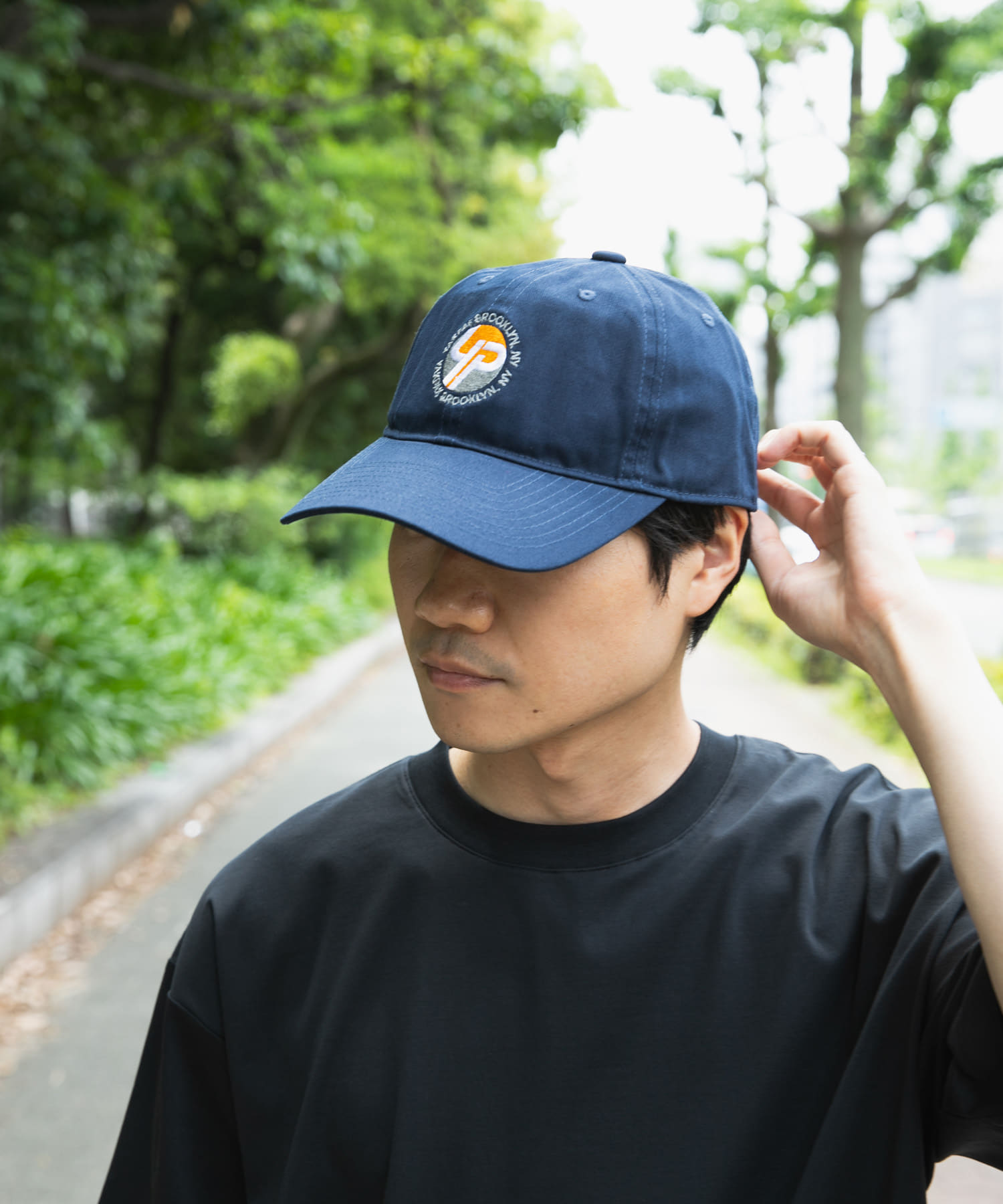 『別注』YAKPAK×DOORS　ロゴCAP NAVY -