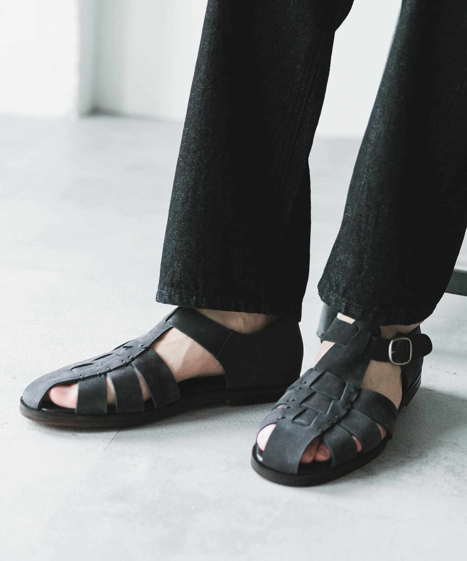 Made in Japan グルカサンダル CHARCOAL M