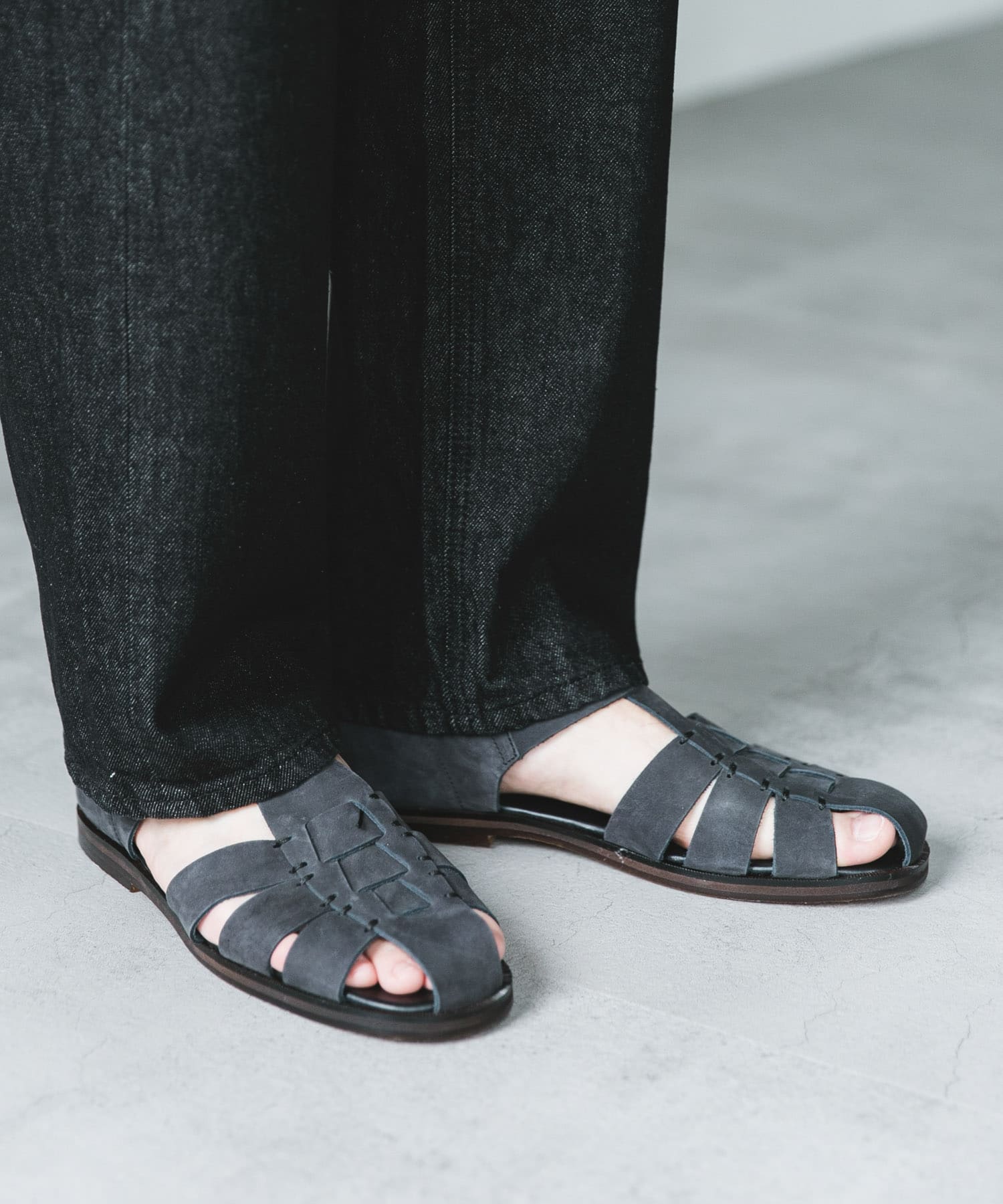 Made in Japan グルカサンダル CHARCOAL M