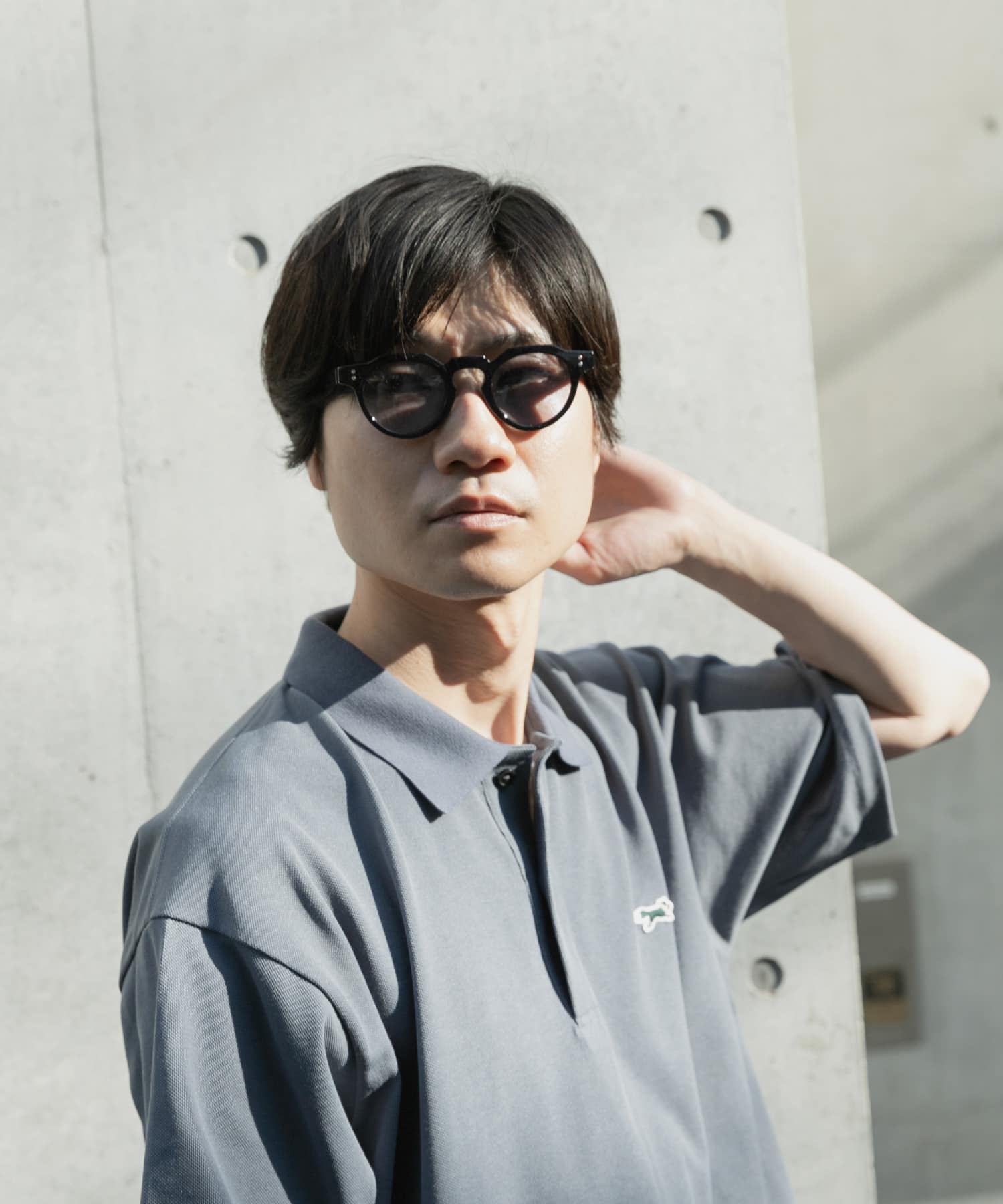 クラウンパントサングラス BLK/SMOKE -