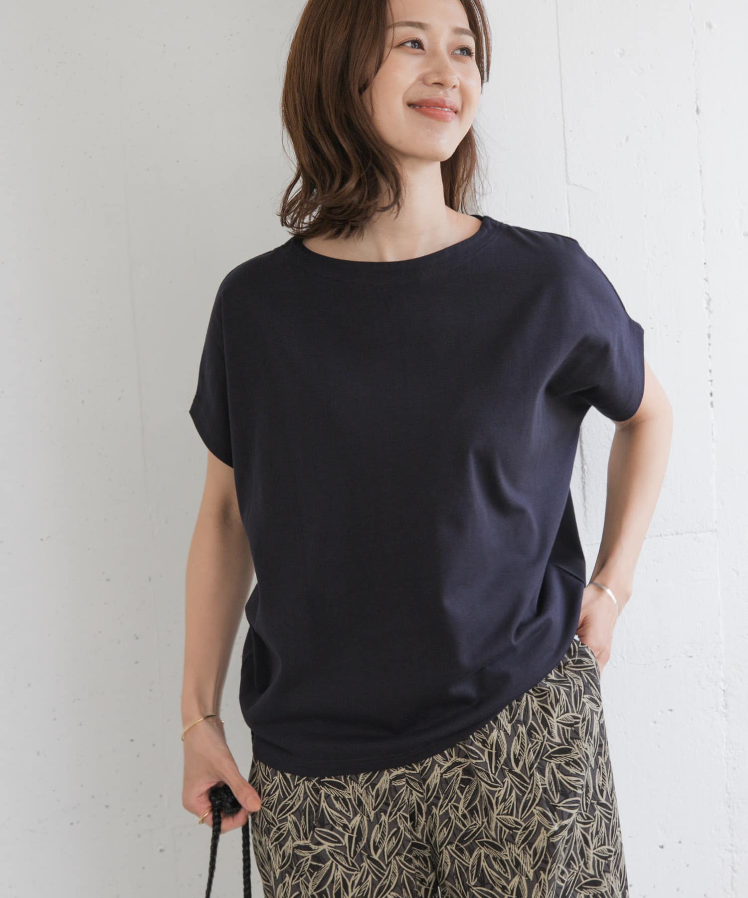 ドライコットンボートネックプルオーバー(M MINT): トップス｜URBAN