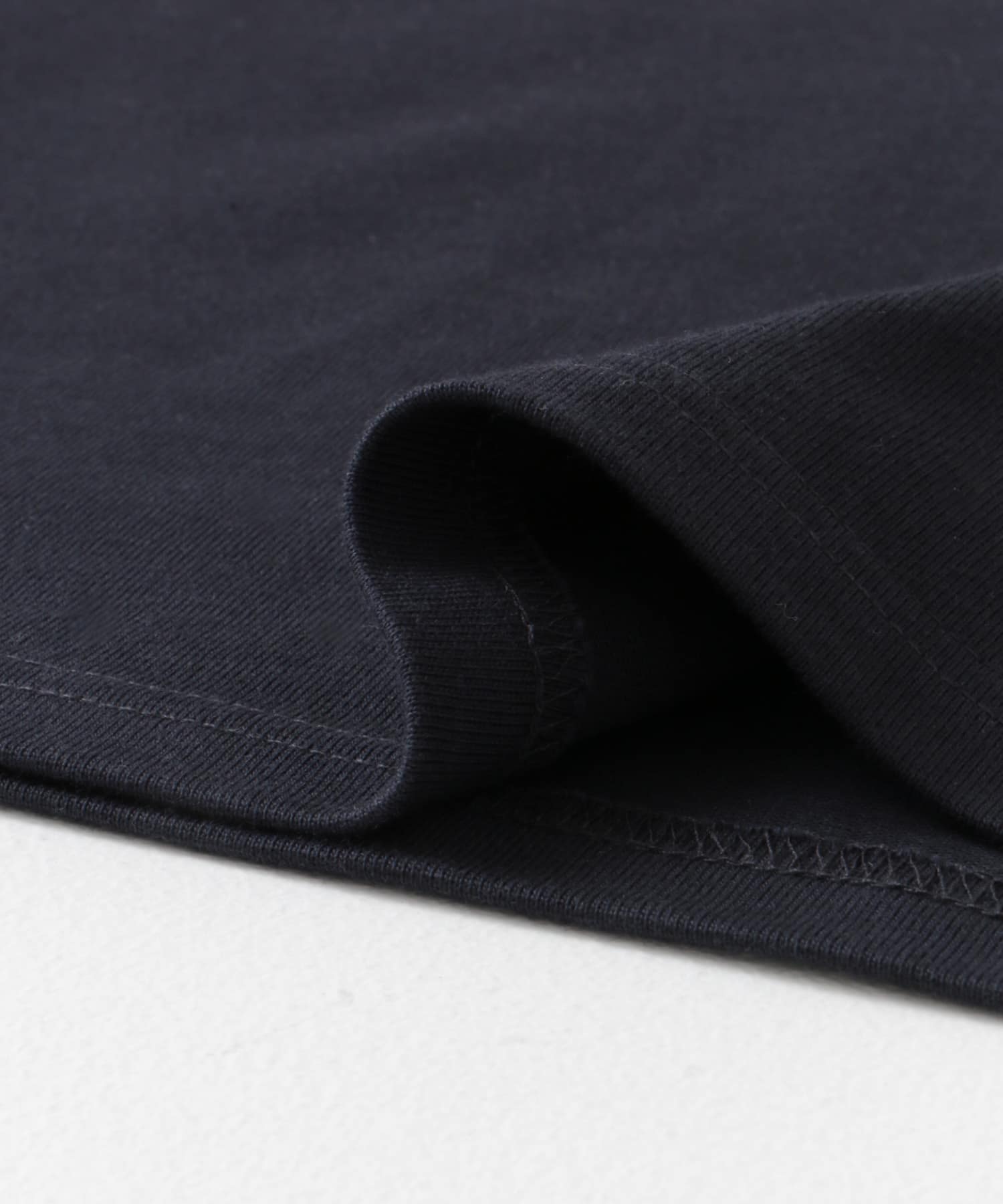 ドライコットンボートネックプルオーバー NAVY M