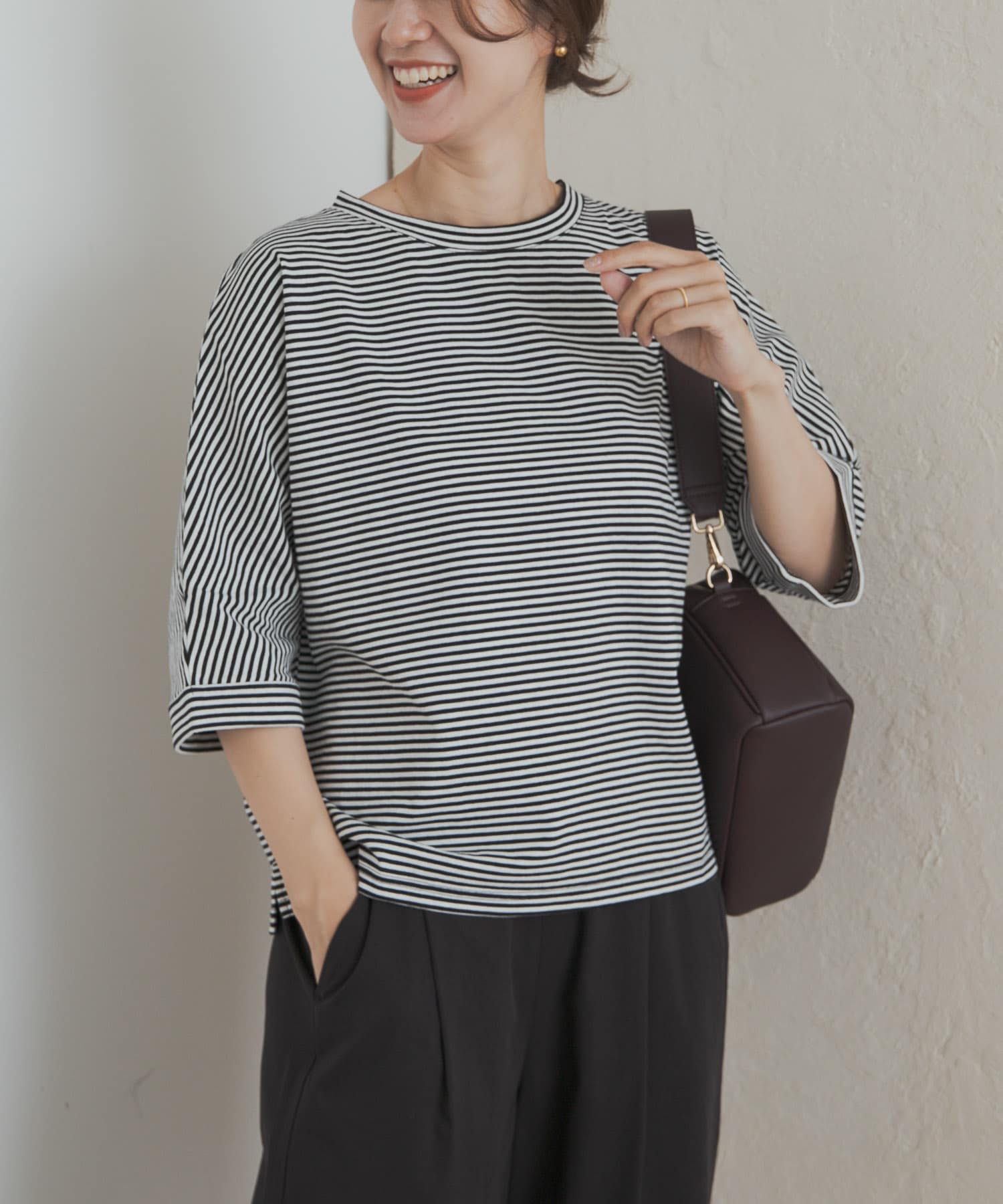 『UR TECH』ドルマンロールスリーブTシャツ