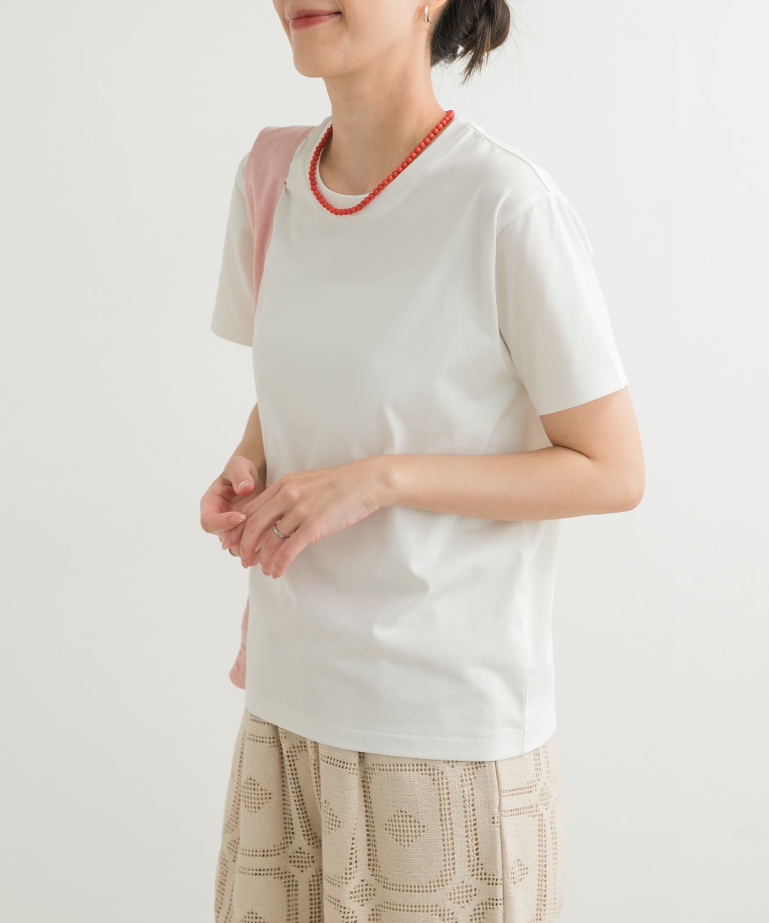 『UR TECH』汗染み防止ベーシックTシャツ