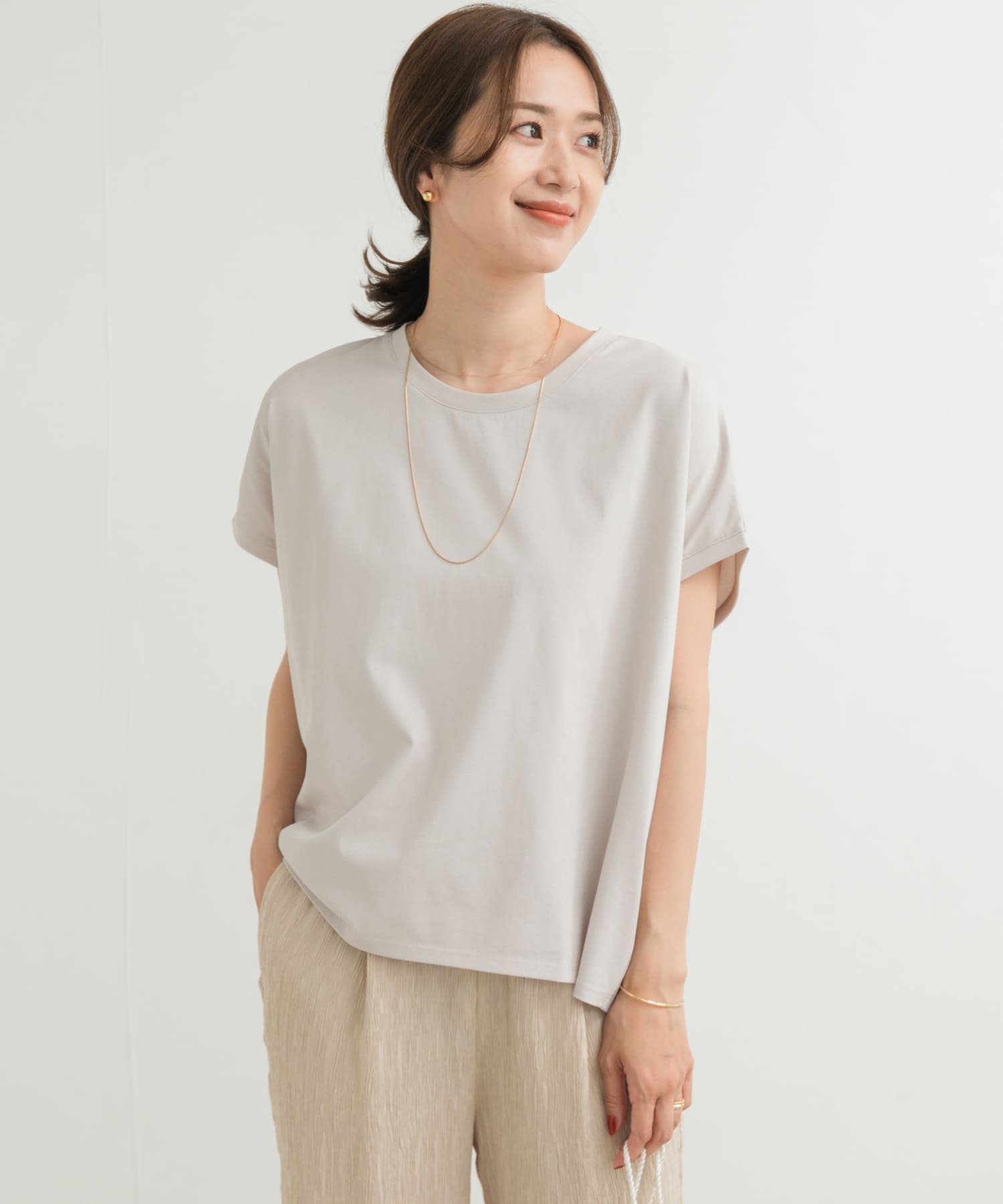 『UR TECH』汗染み防止ドルマンTシャツ