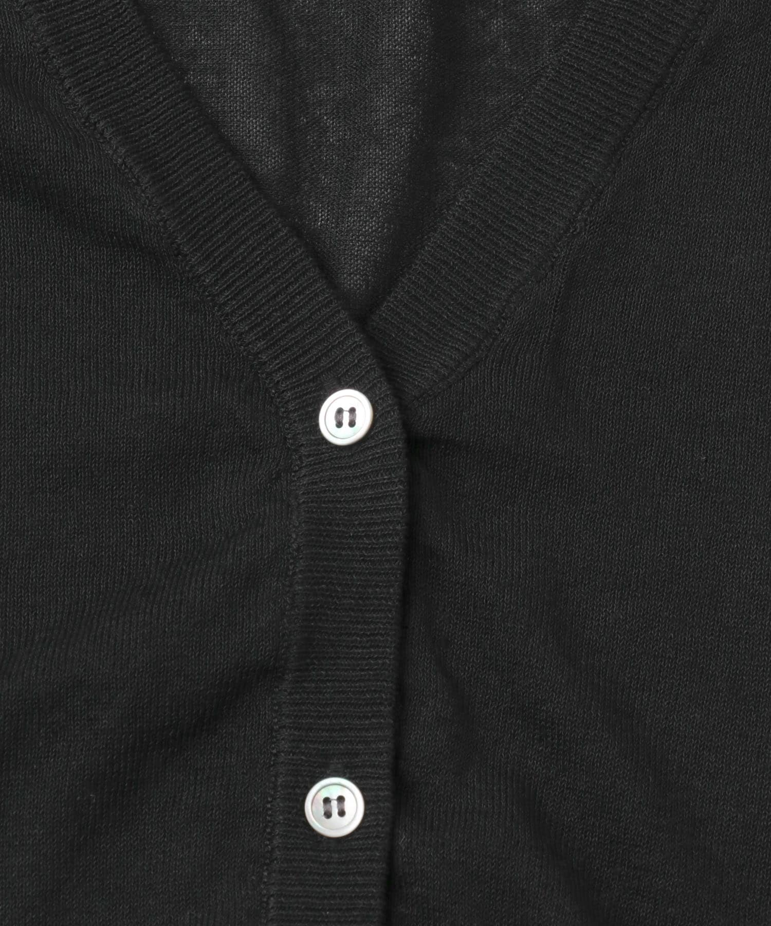 UR TECH ひやサラクール』リネン混Vネックショートカーディガン(M L