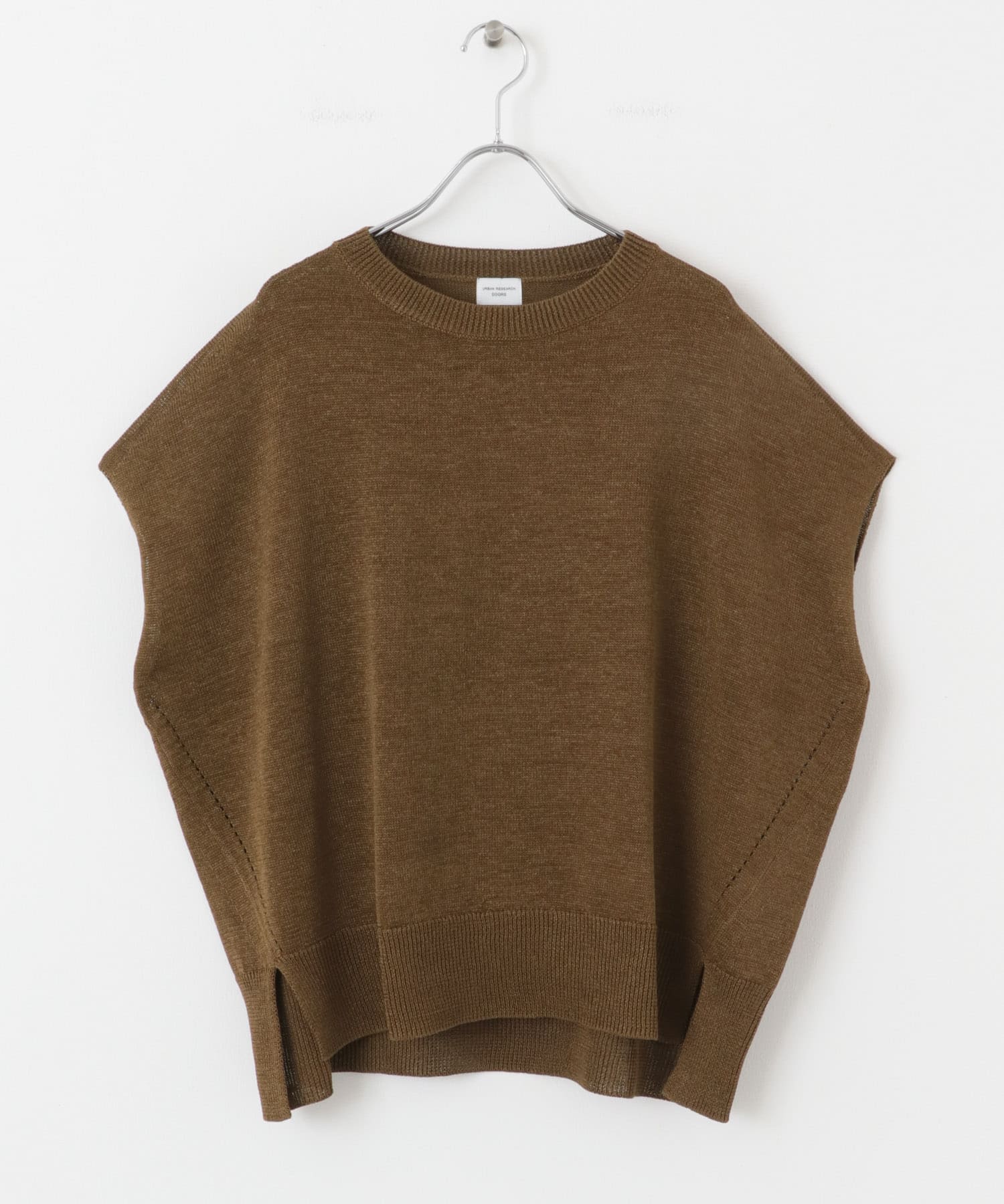 『一部WEB限定カラー』ウォッシャブルドライニット BROWN M