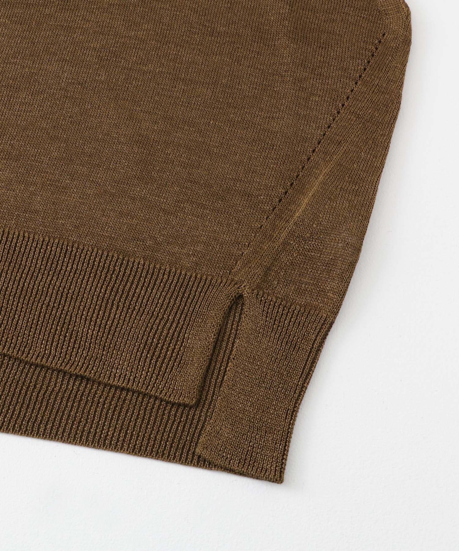 『一部WEB限定カラー』ウォッシャブルドライニット BROWN M