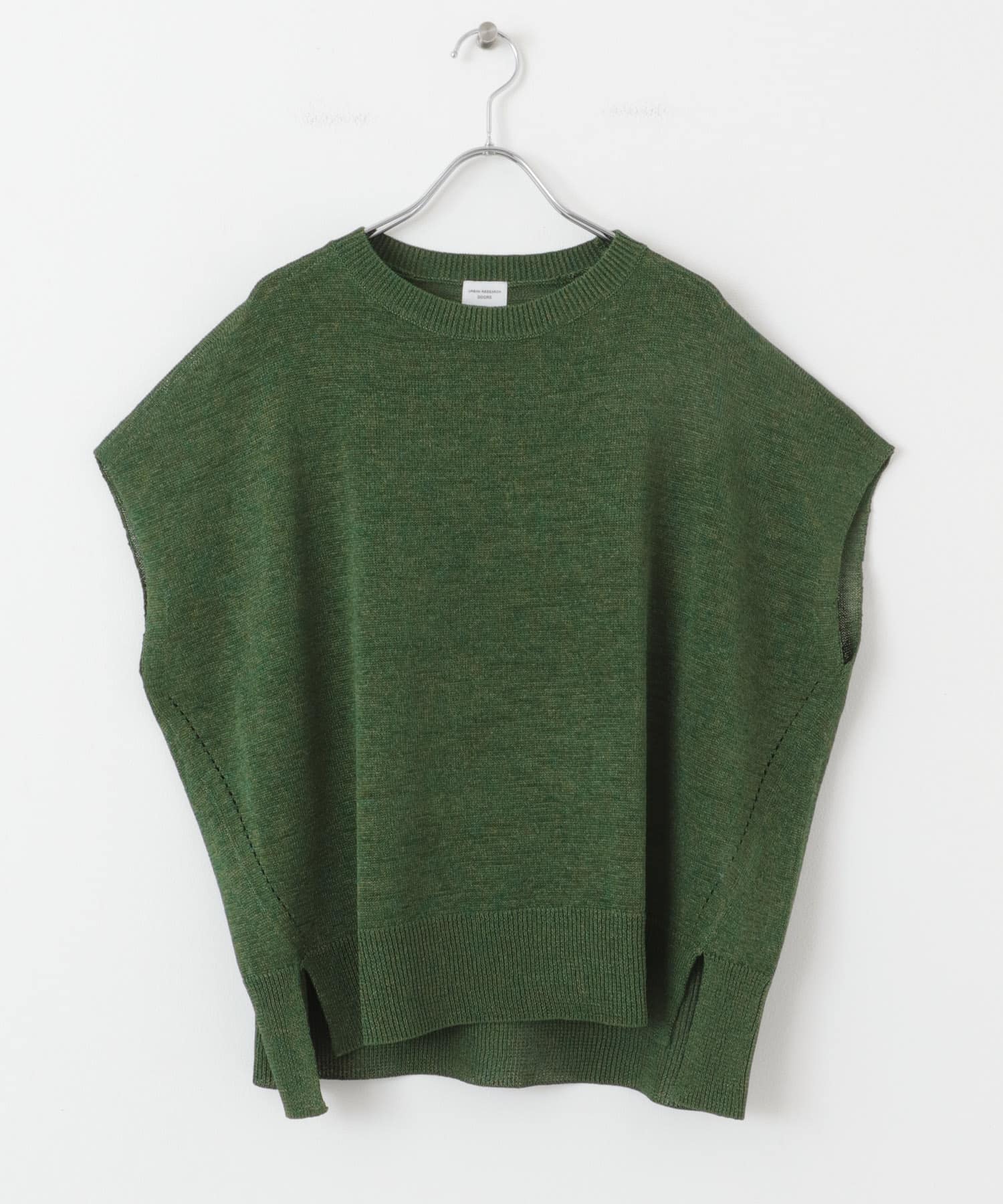『一部WEB限定カラー』ウォッシャブルドライニット GREEN M