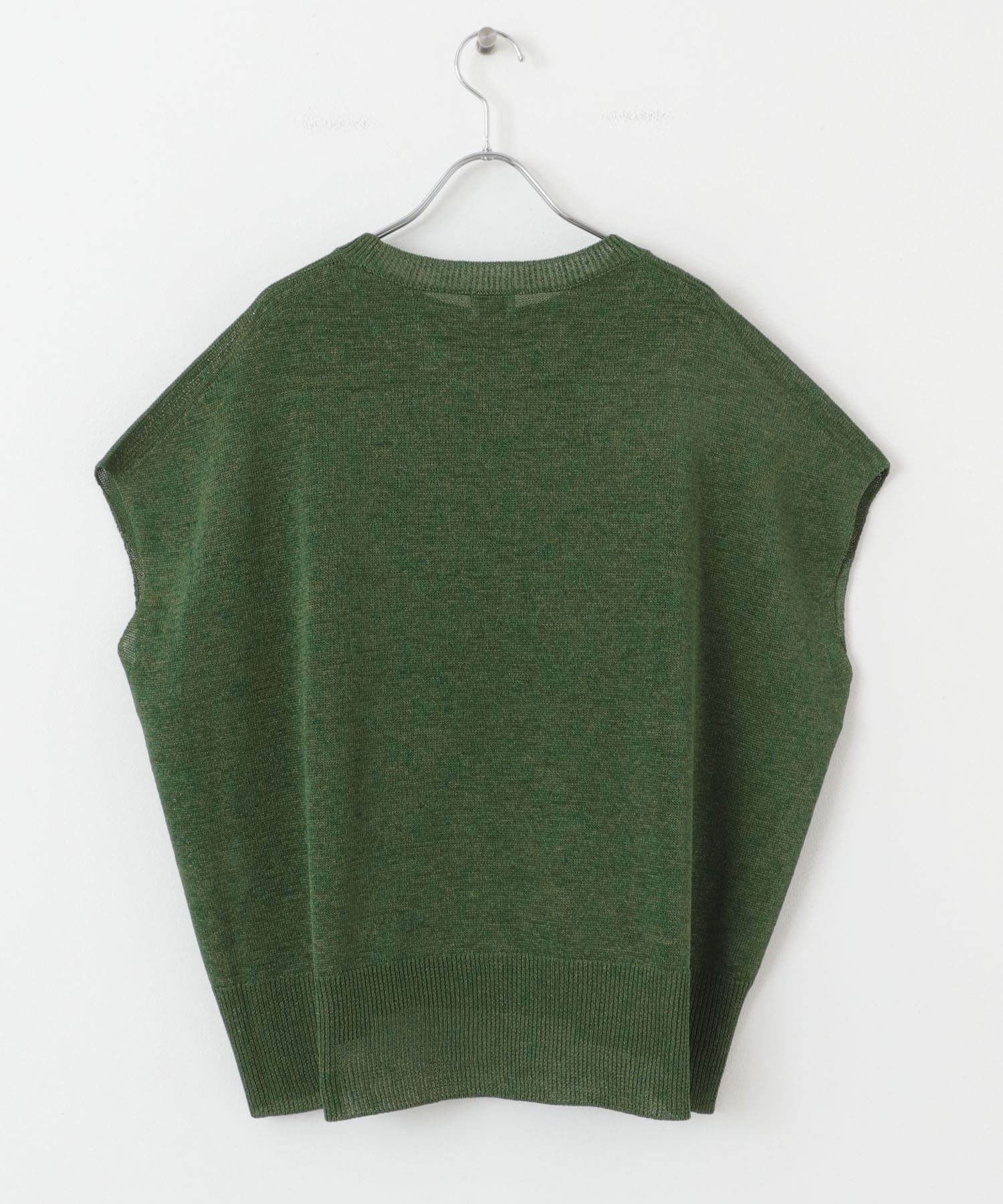 『一部WEB限定カラー』ウォッシャブルドライニット GREEN M