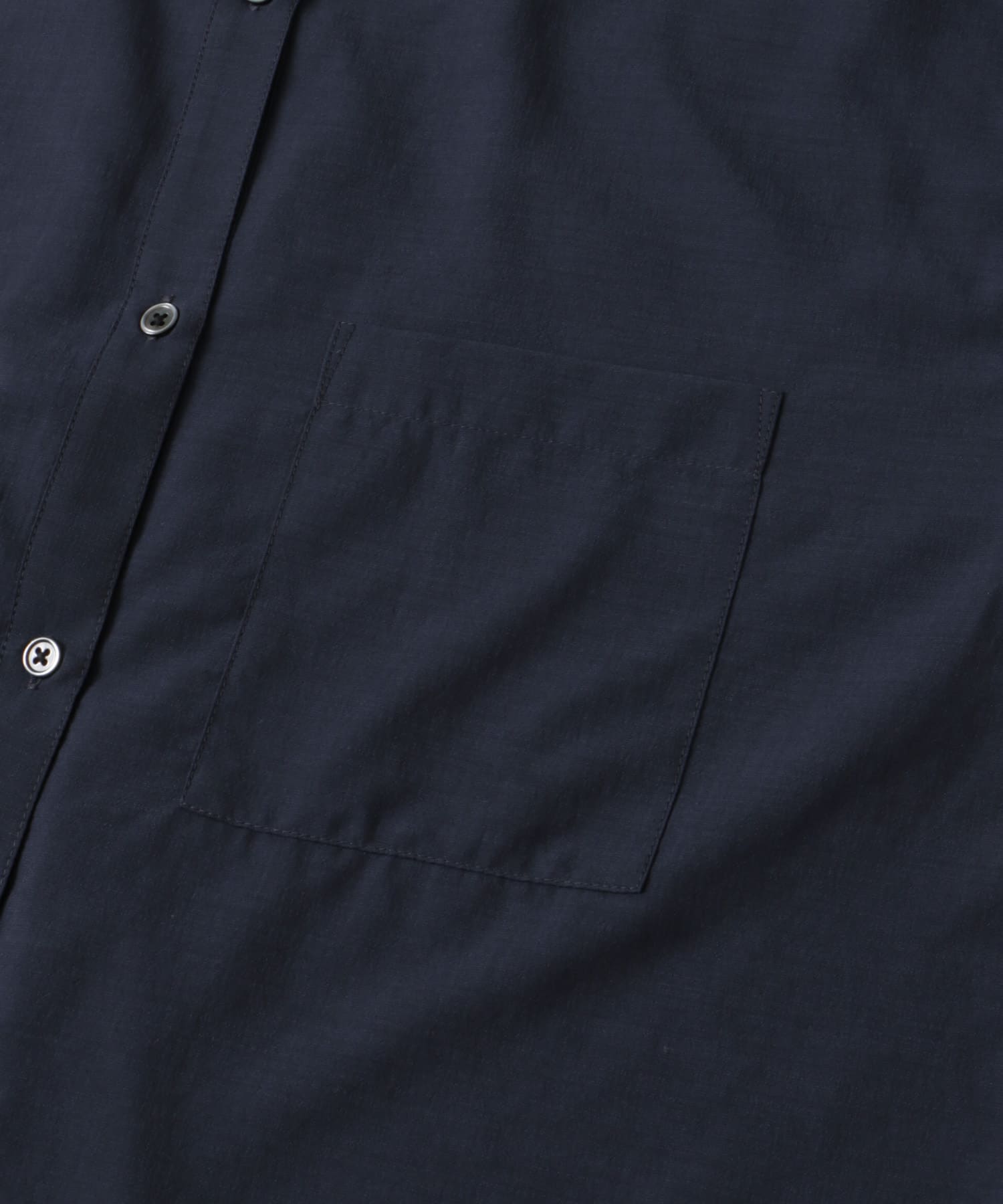 『再入荷』『UR TECH』バンドカラーシャツ NAVY M
