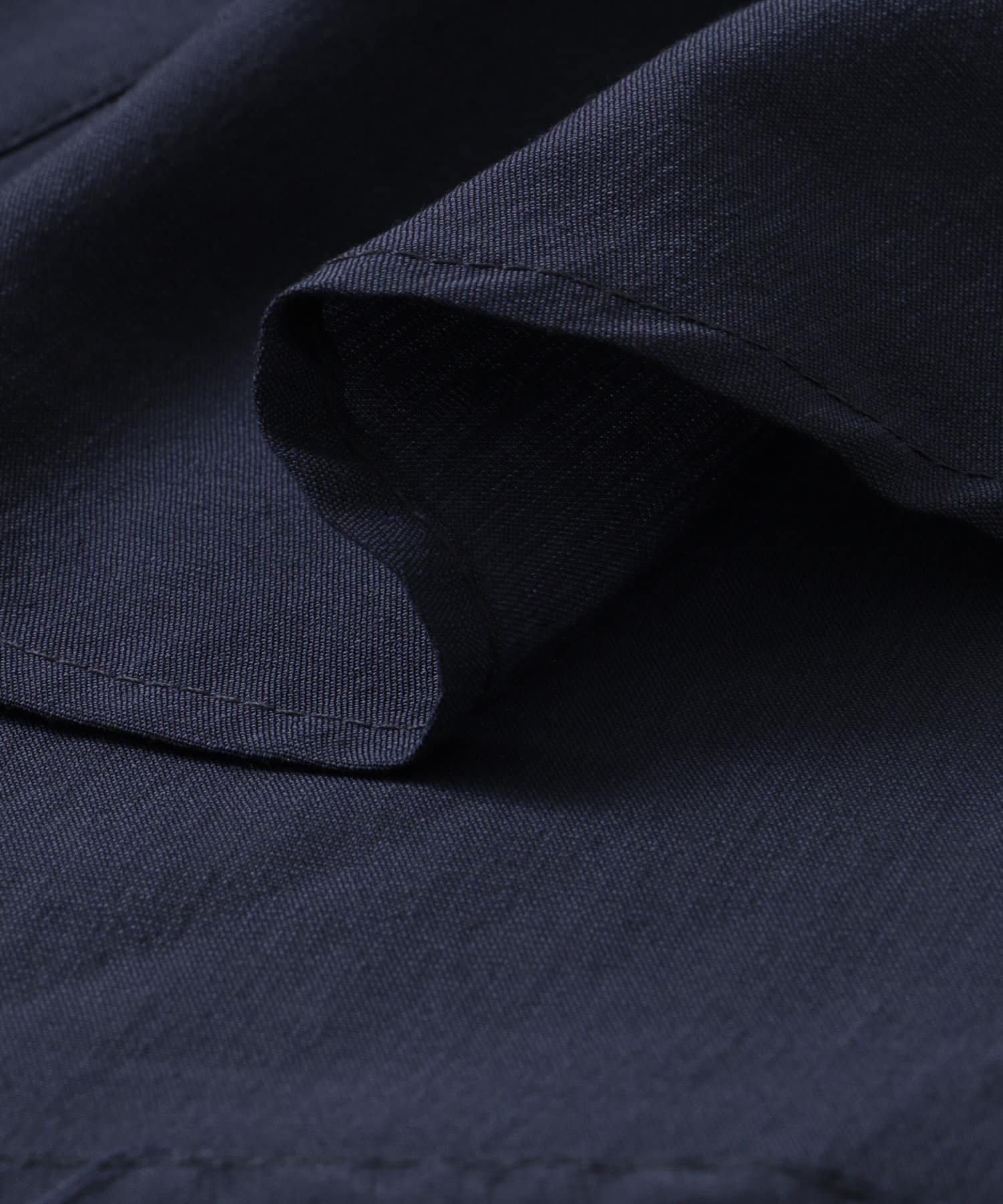 『再入荷』『UR TECH』バンドカラーシャツ NAVY M