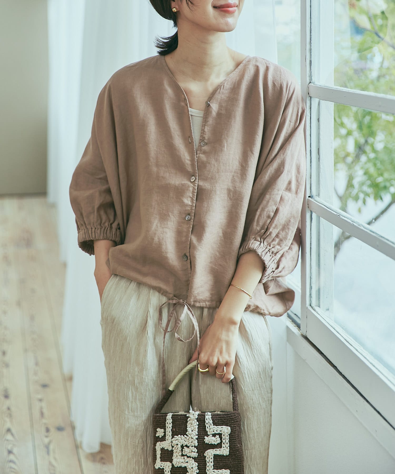 リネンドロストドルマンブラウス(M BLACK): トップス｜URBAN RESEARCH