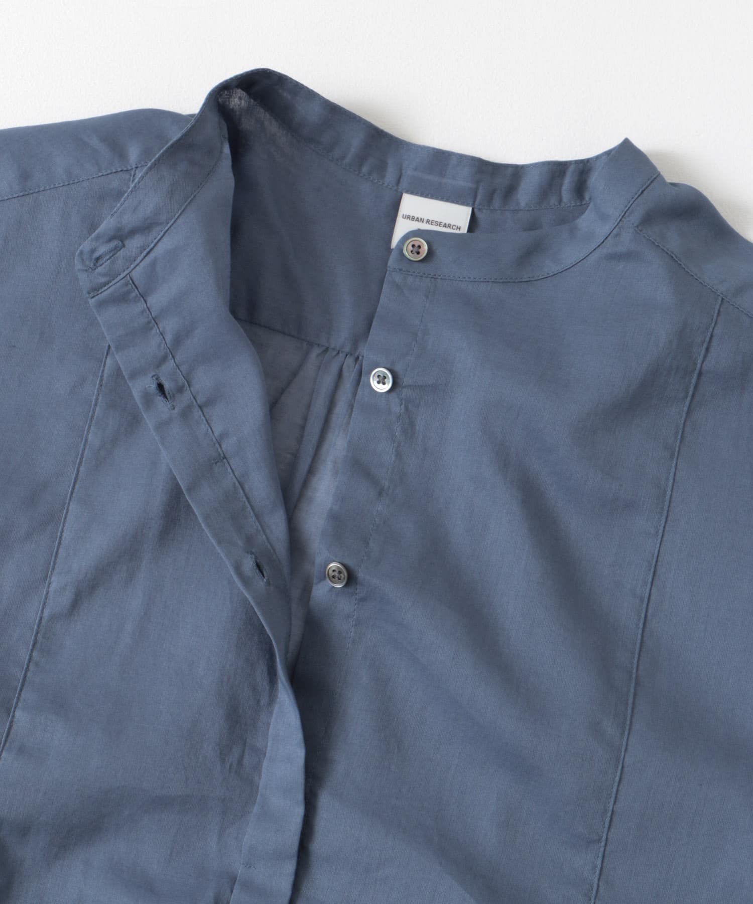 atelier roughatour クルーネックギャザーブラウス【新品未使用】 atelier roughatour クルーネックギャザーブラウス【新品未使用】