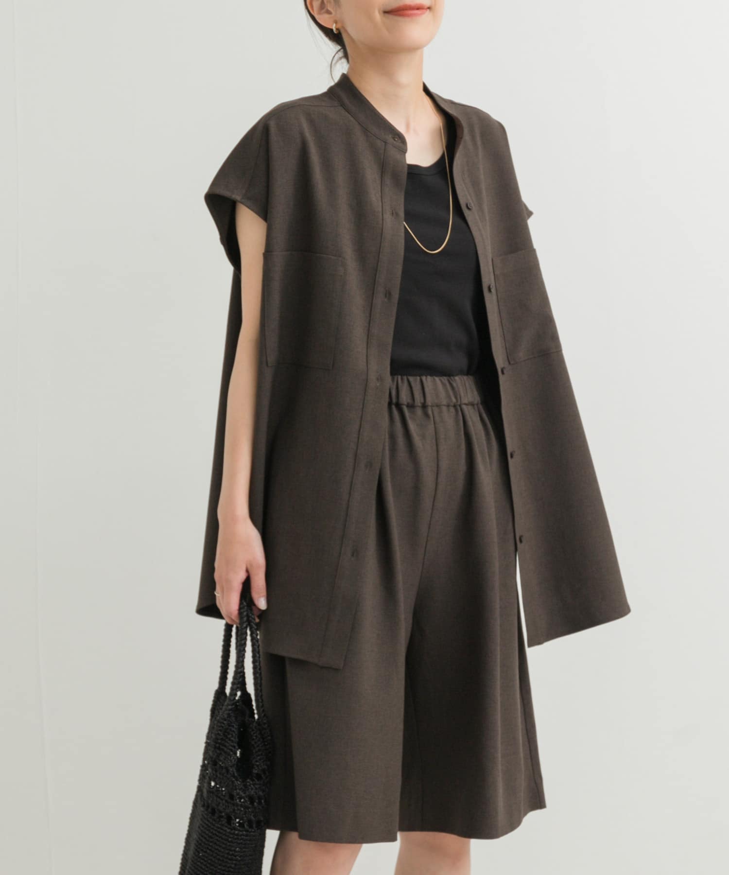 『UR TECH DRYLUXE』フレンチスリーブシャツ