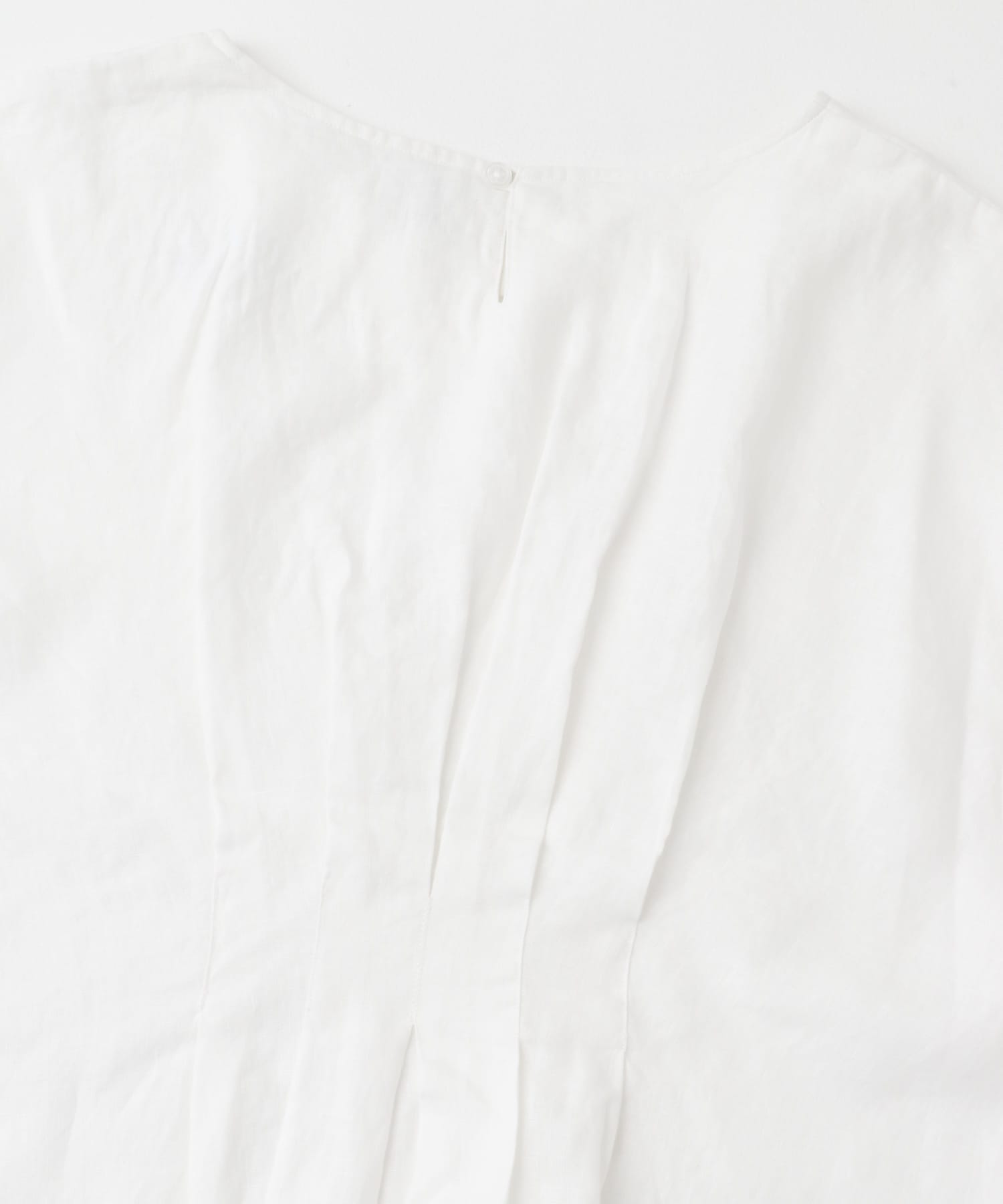リネンバックタックブラウス OFF WHITE M