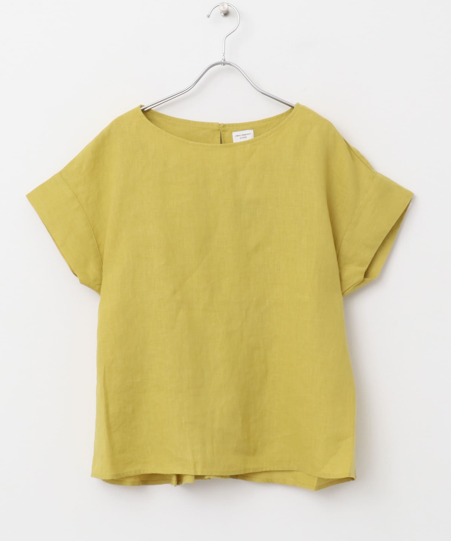 リネンバックタックブラウス MUSTARD M