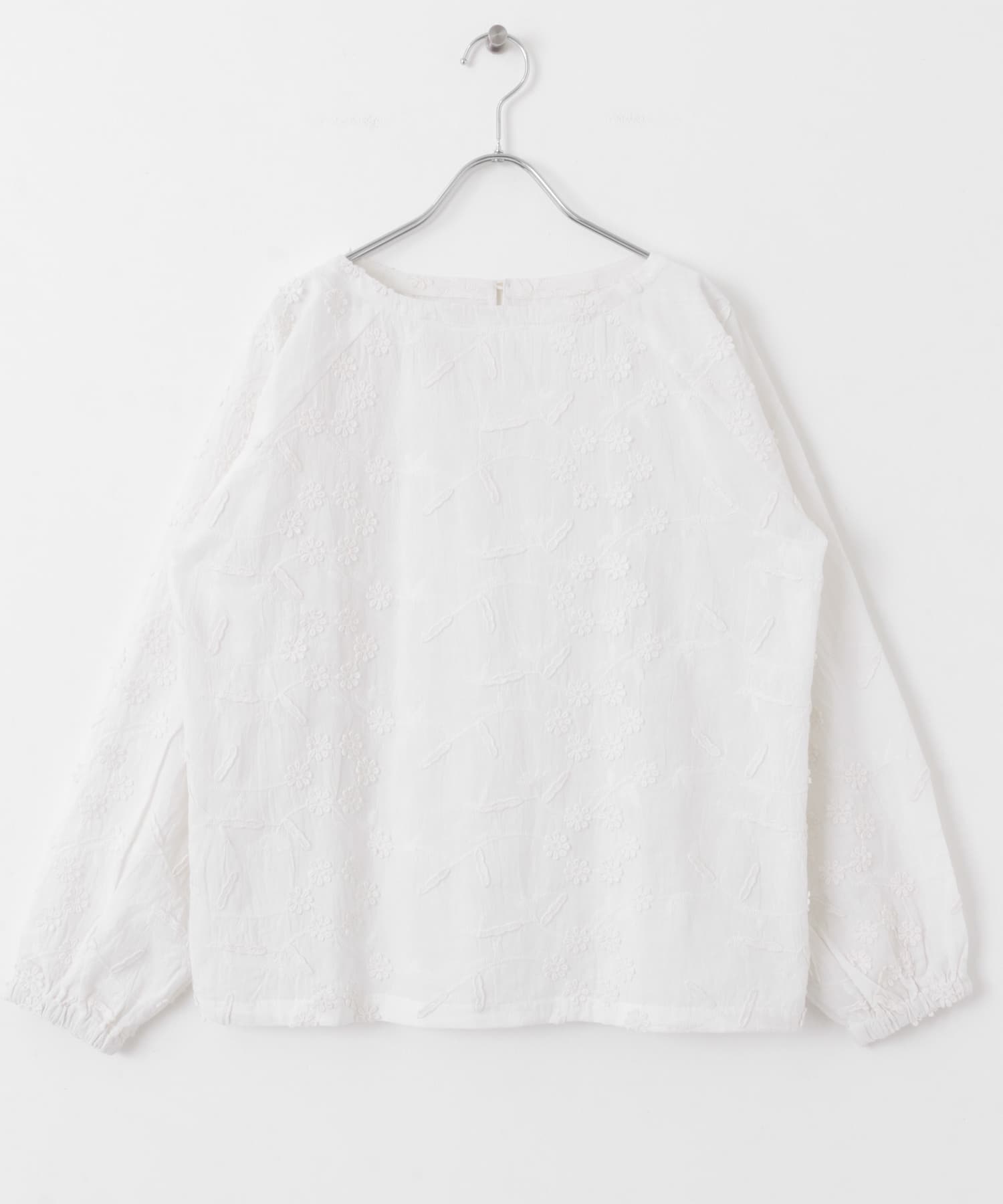 立体刺繍ブラウス OFF M