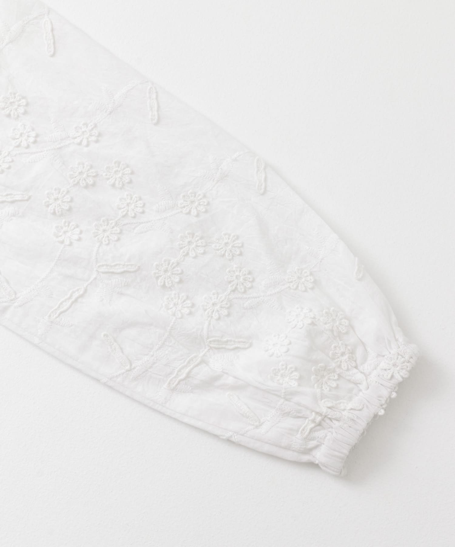 立体刺繍ブラウス OFF M