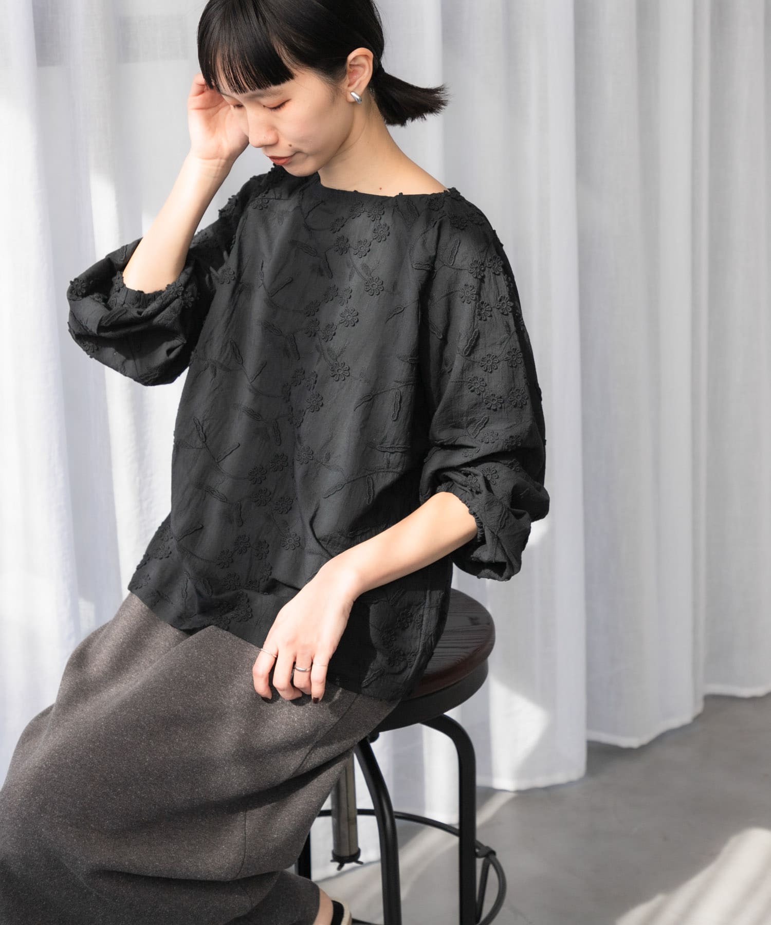 身長：157cm サイズ：M