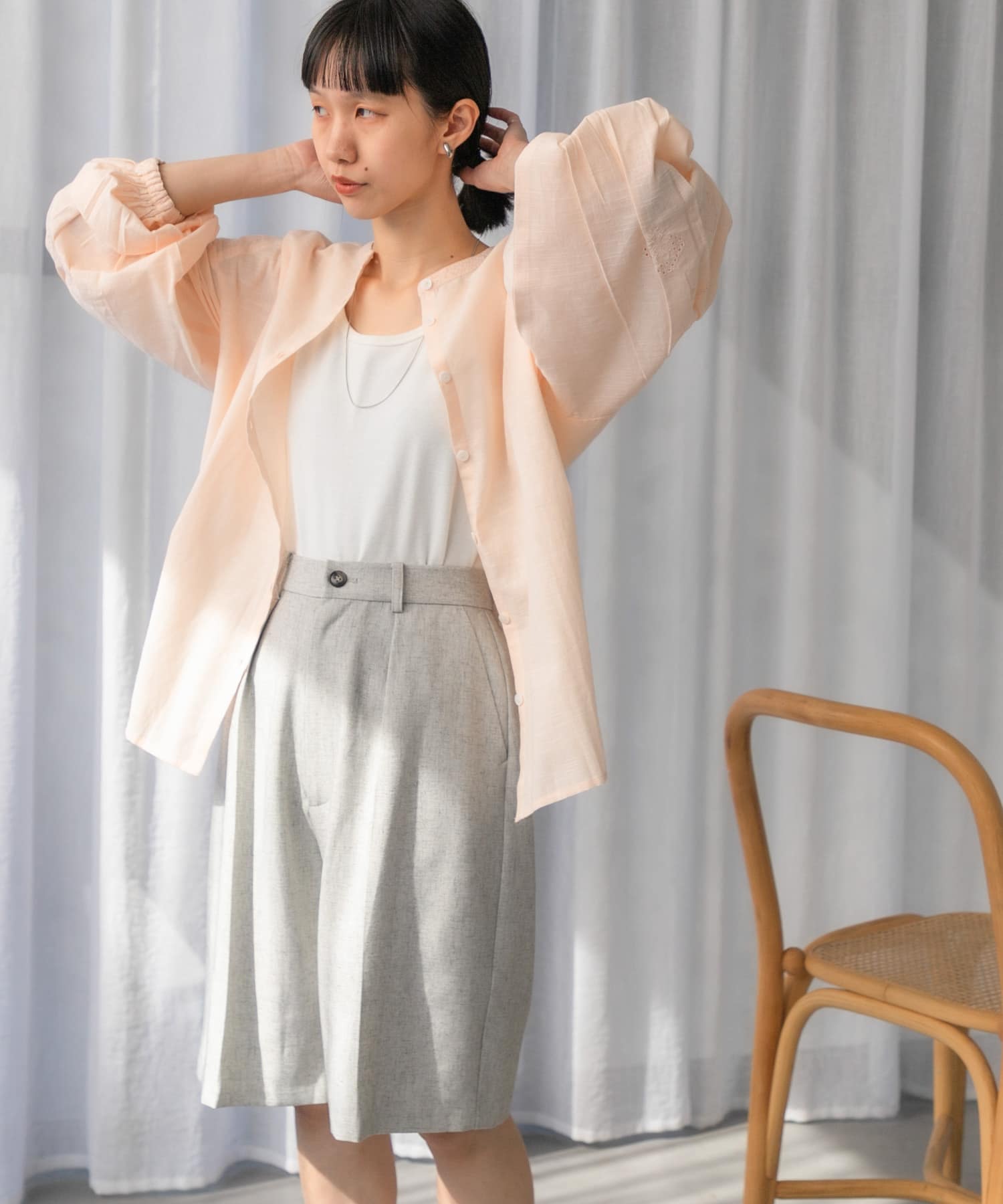 身長：157cm サイズ：M