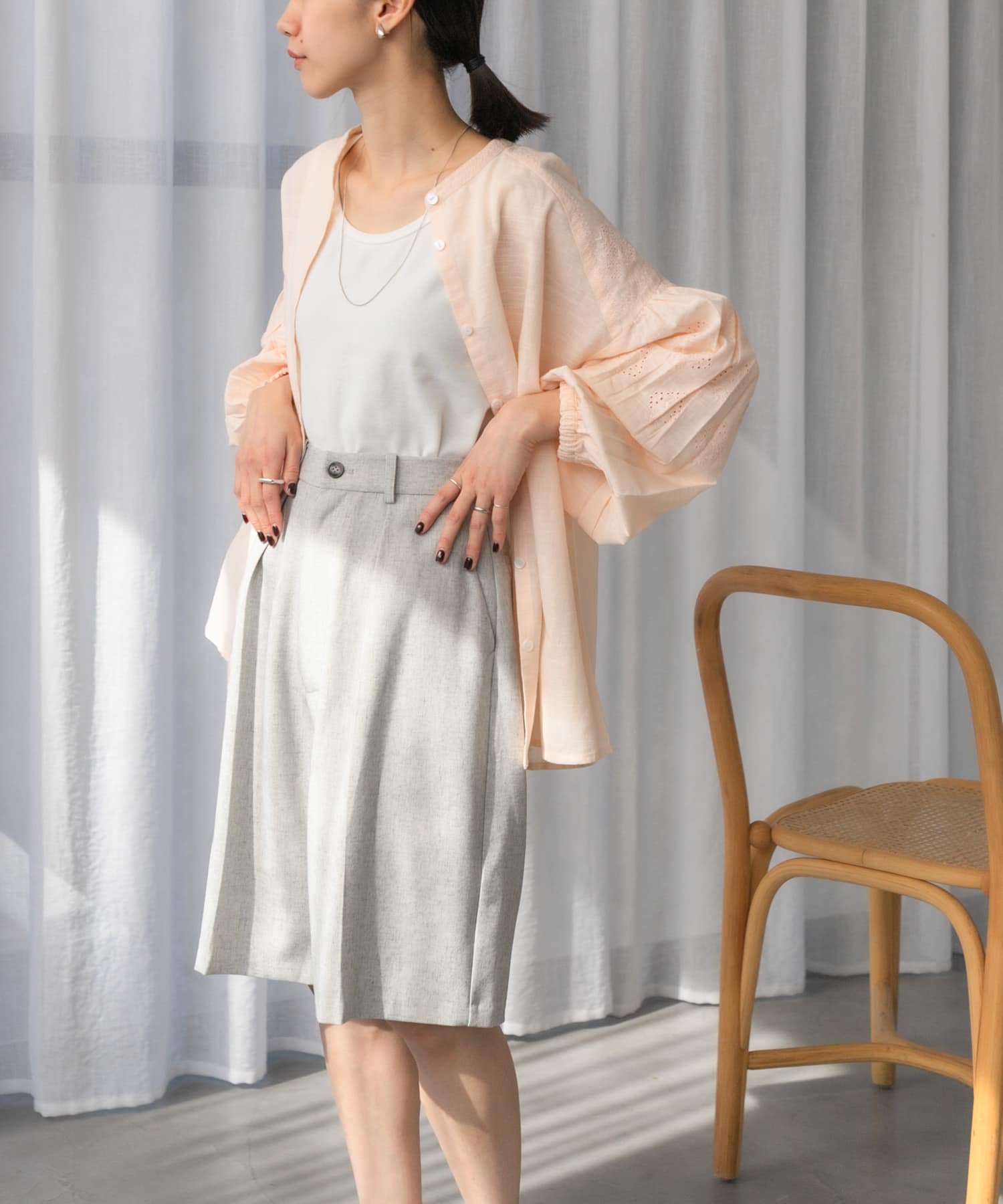 身長：157cm サイズ：M