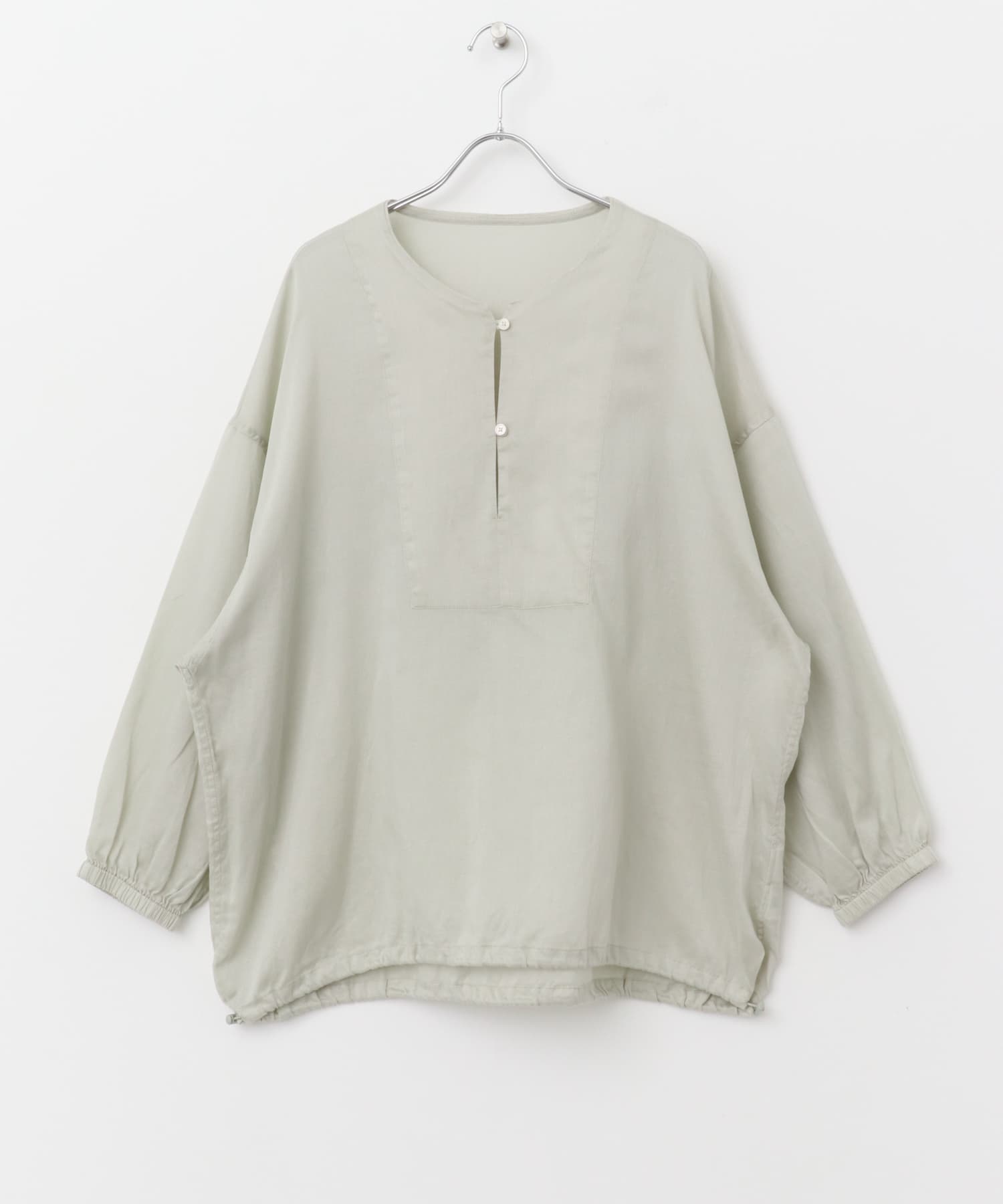 リネンブレンドドロストチュニック NATURAL M