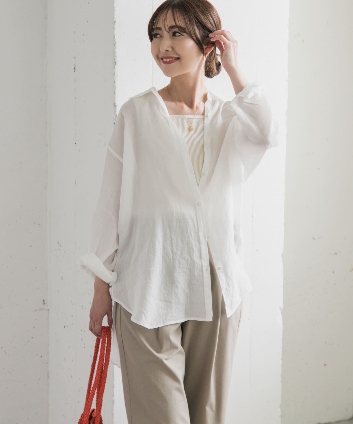 身長：158cm サイズ：M