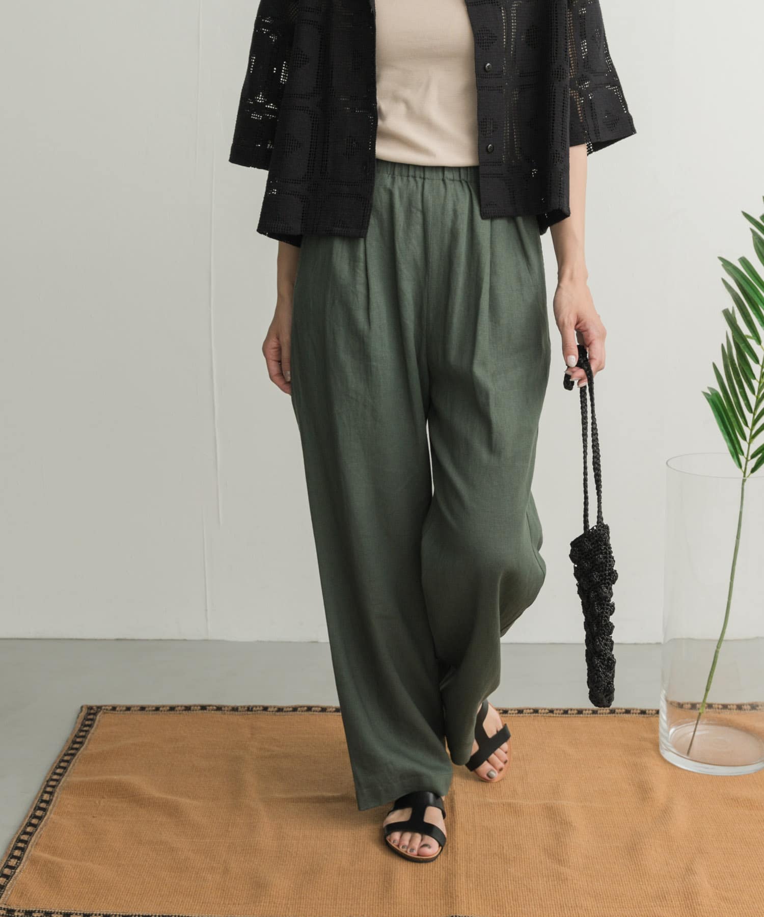 リネンレーヨンイージーパンツ(S NATURAL): ボトム｜URBAN RESEARCH