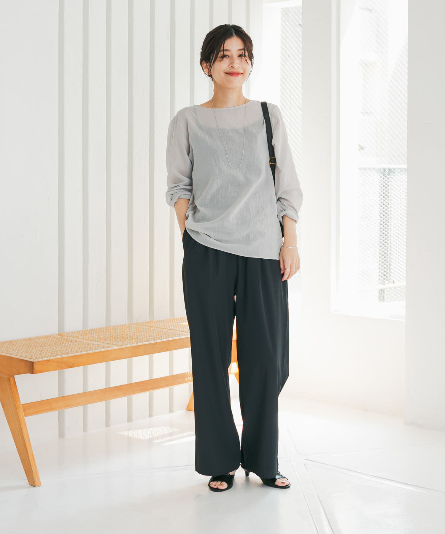 身長：162cm サイズ：M