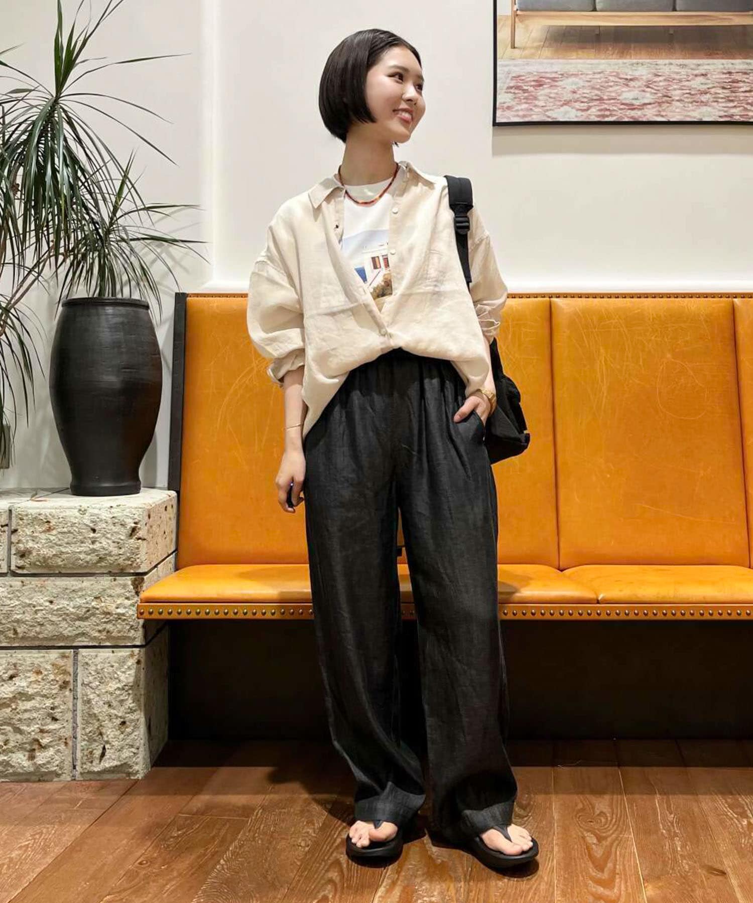 身長：157cm サイズ：S