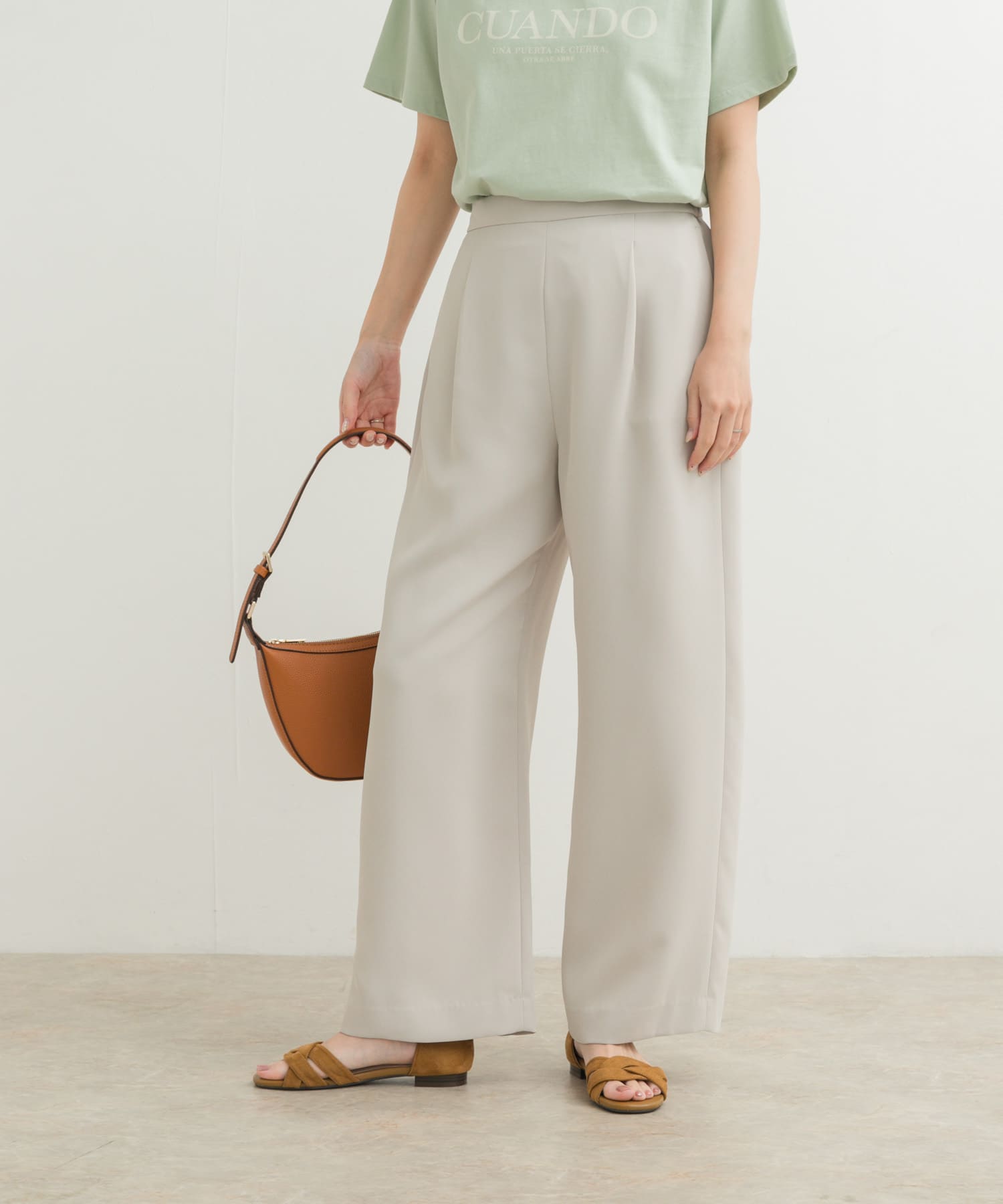 パンツ an___ Hook Line Flare Pants - SALE