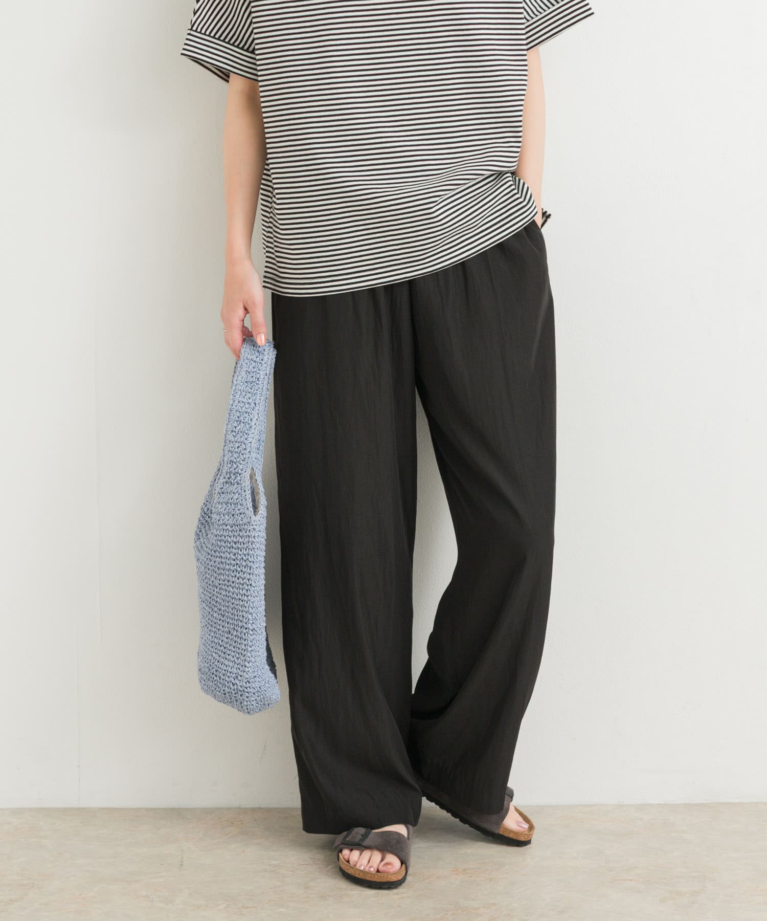 『UVカット/接触冷感/吸水速乾』ドライタッチリラックスパンツ