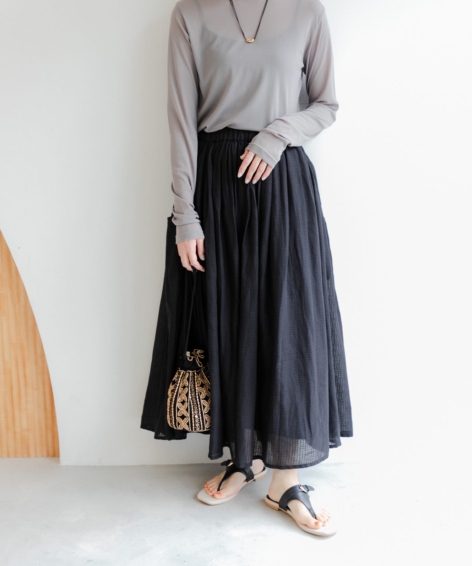身長：157cm サイズ：M
