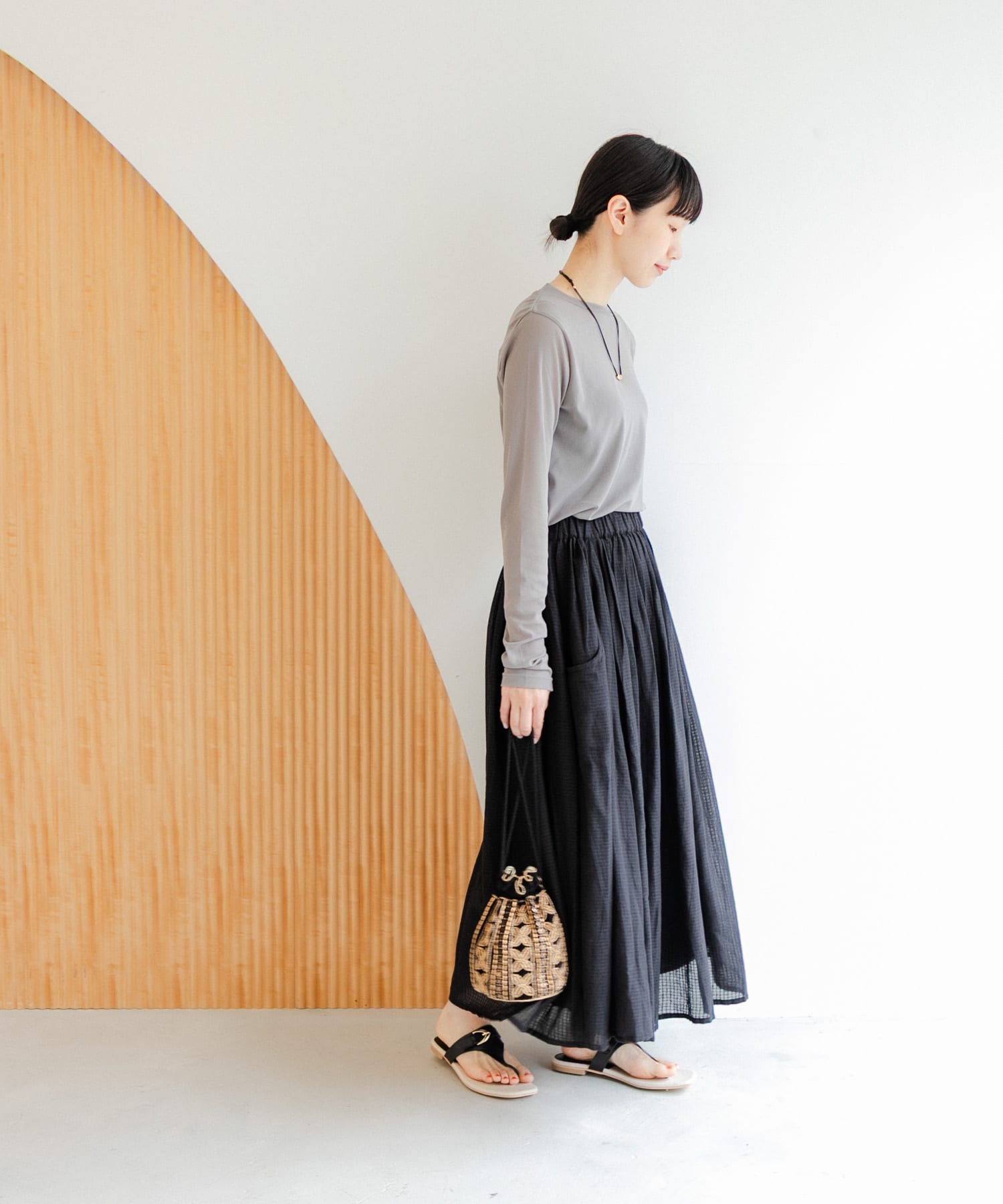 身長：157cm サイズ：M