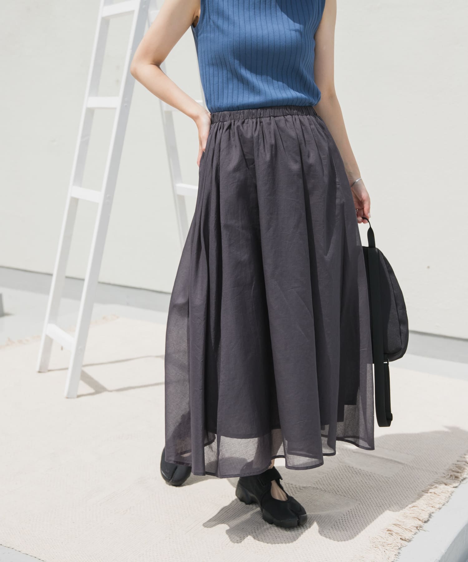 『UR TECH』ボイルギャザースカート