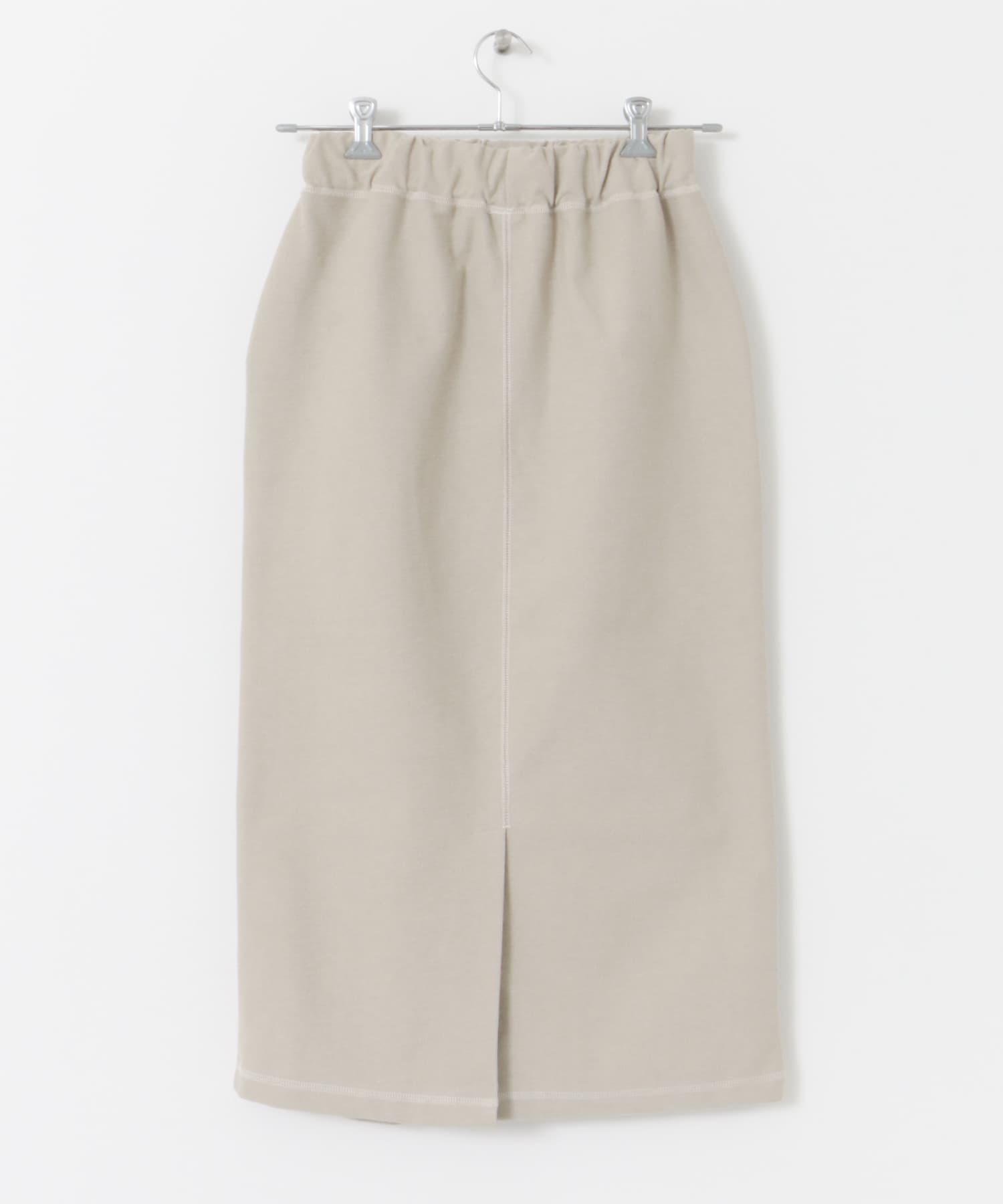 サイドポケットカットストレートスカート BEIGE M