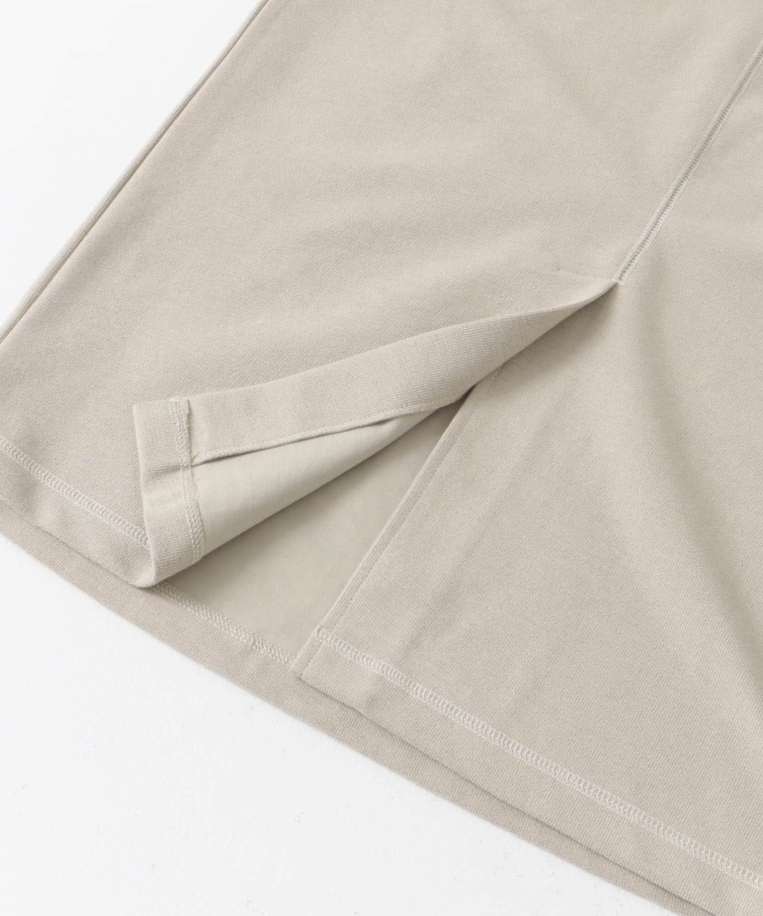 サイドポケットカットストレートスカート BEIGE M
