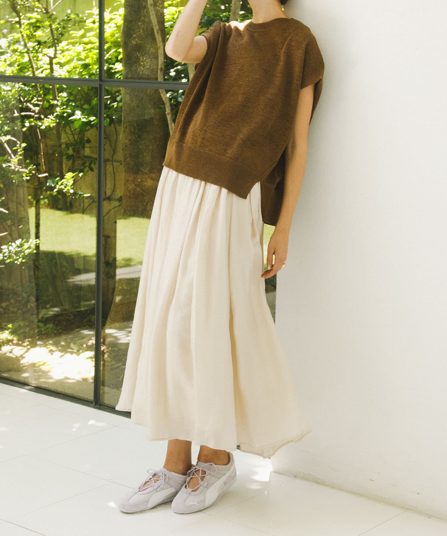 ブライトギャザースカート