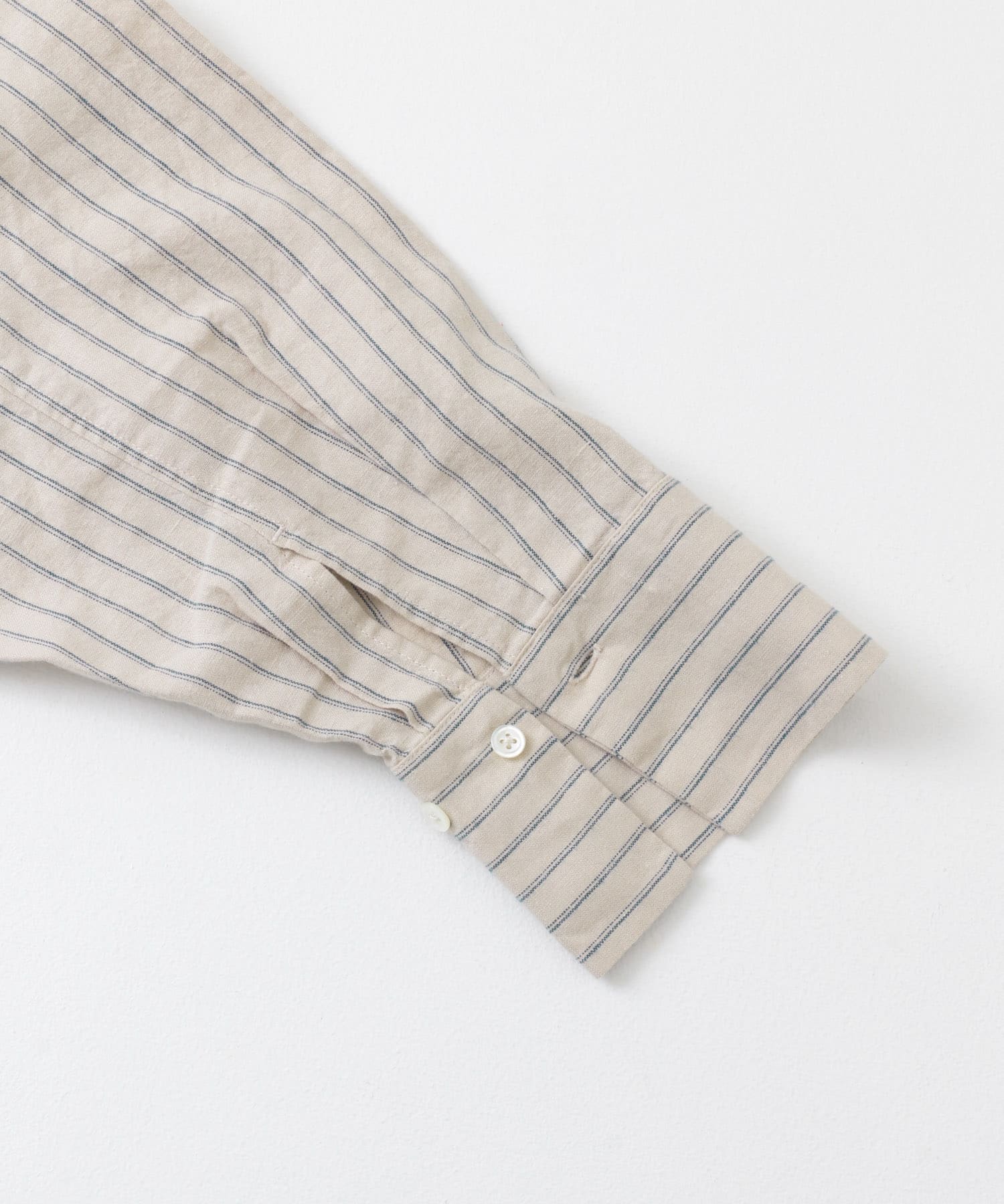 ラミーリネンストライプワンピース L.BEIGE M