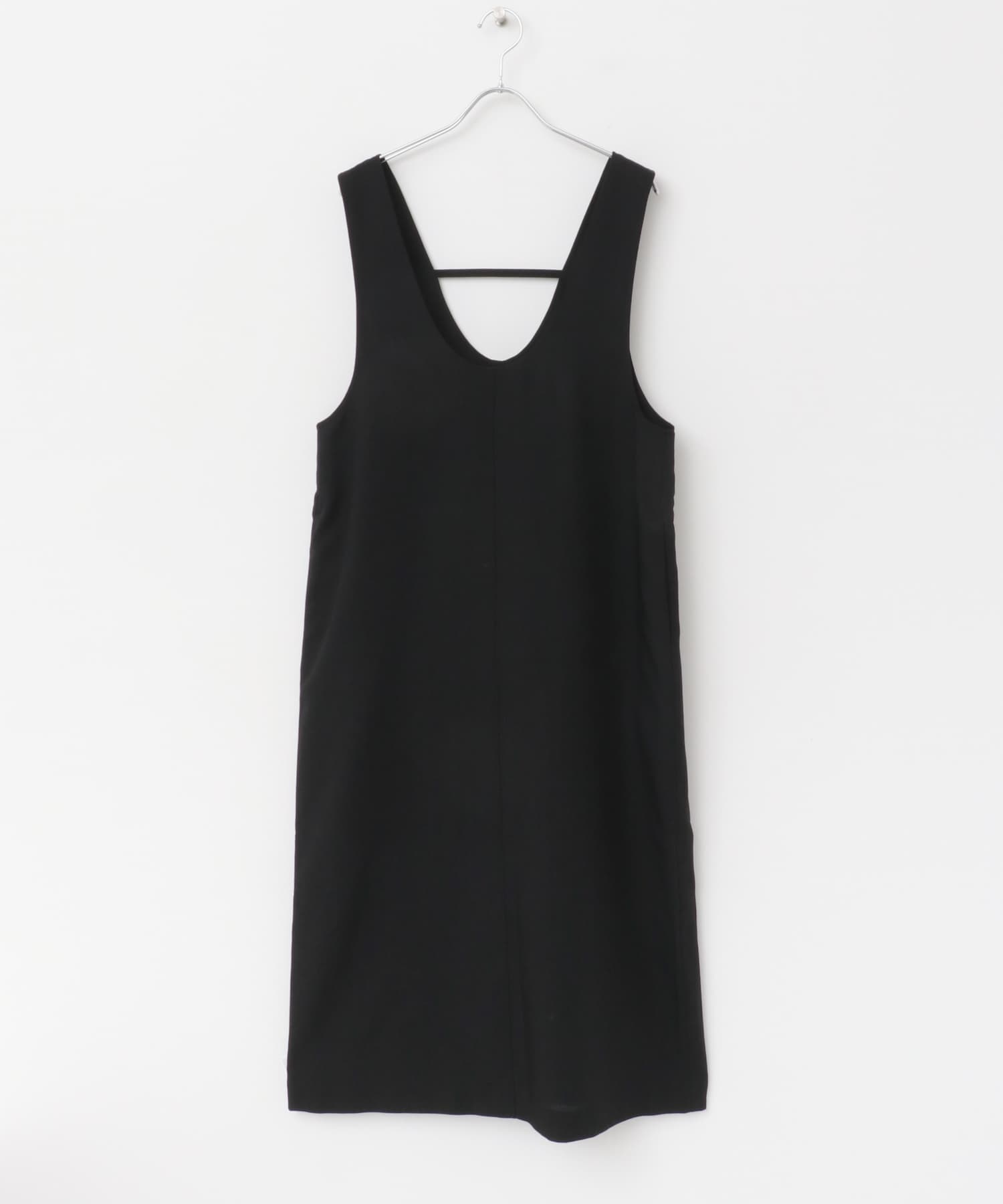 ドライタッチUネックジャンパースカート BLACK M