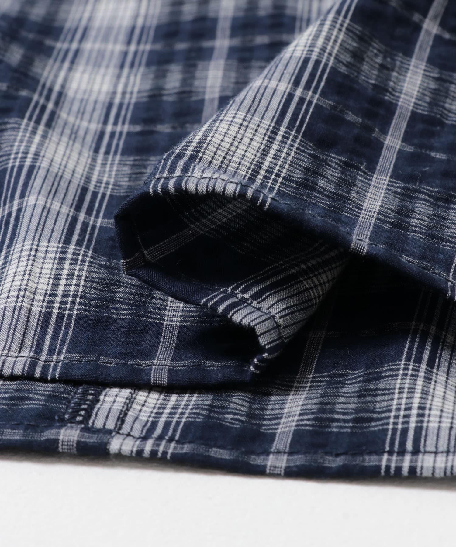 チェックキャミワンピース NAVY M