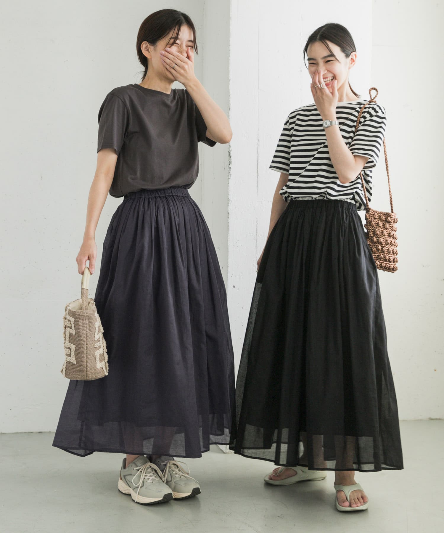 身長：162cm サイズ：M / 身長：161cm サイズ：M