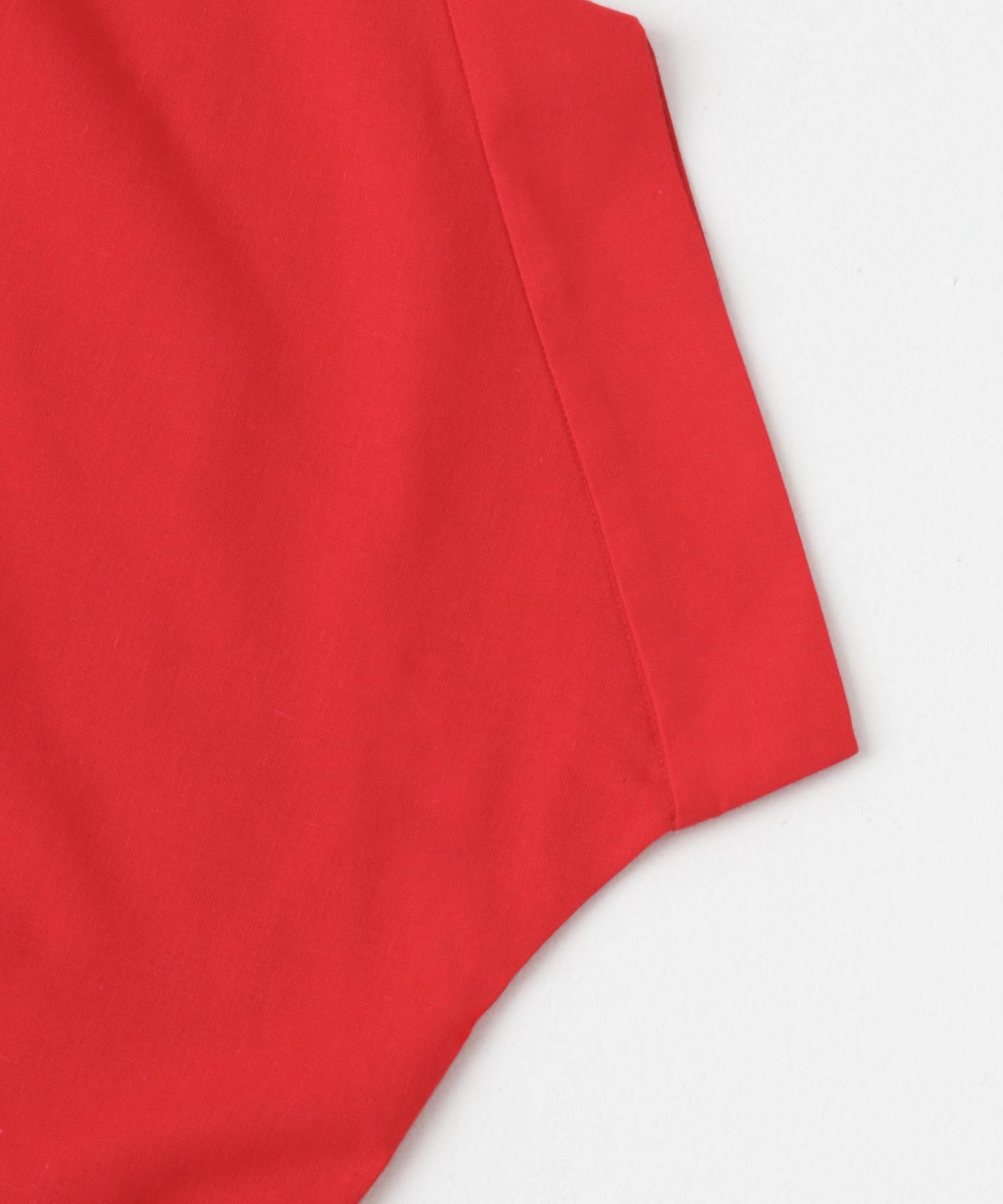 『WEB/一部店舗限定サイズ』『UR TECH 高機能リネン』ウエストギャザーワンピース RED M