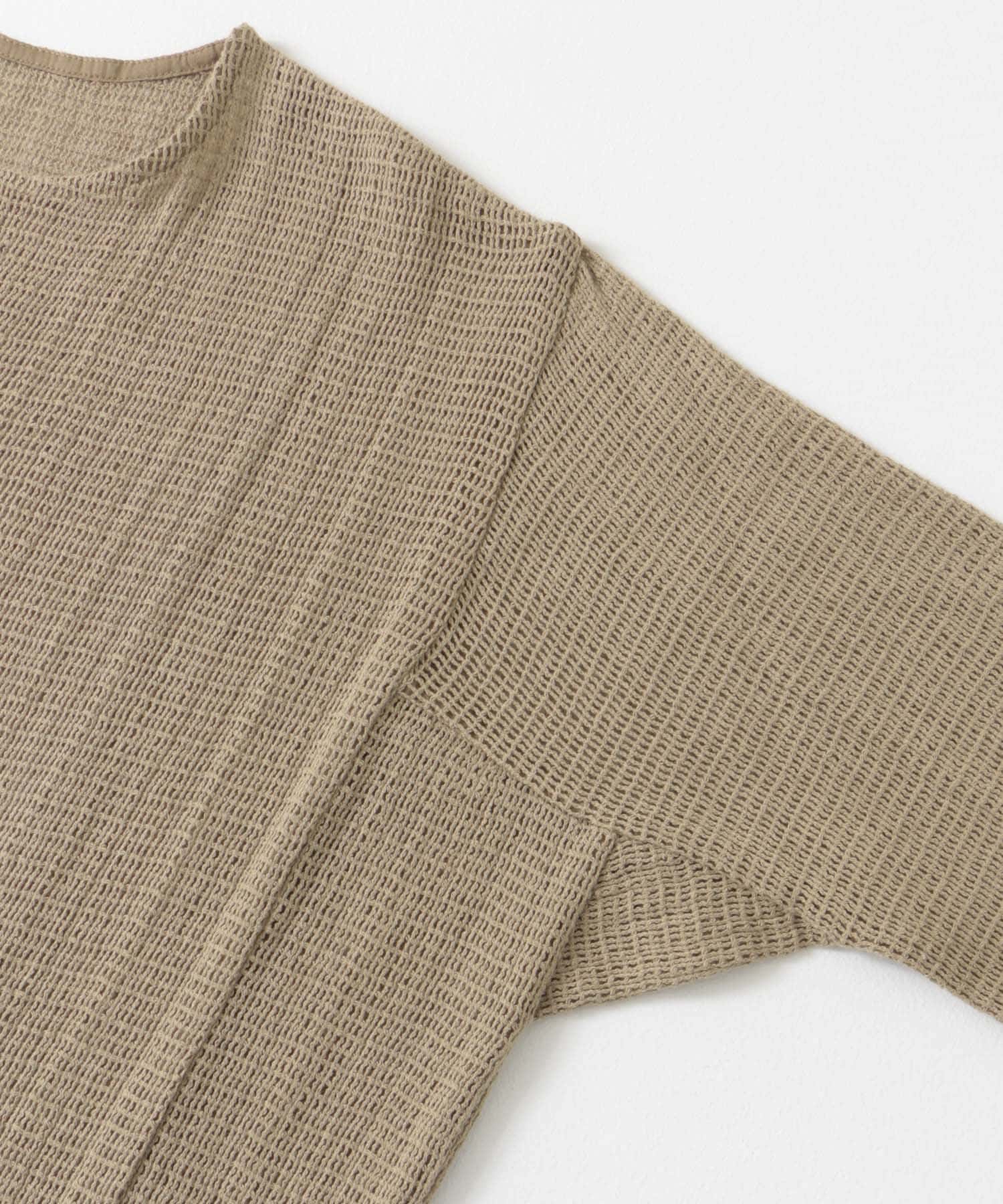 メッシュワンピース BEG M