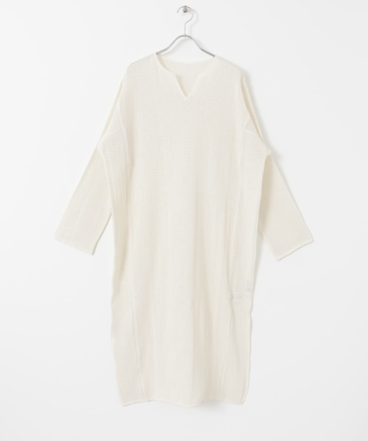 メッシュワンピース WHITE M