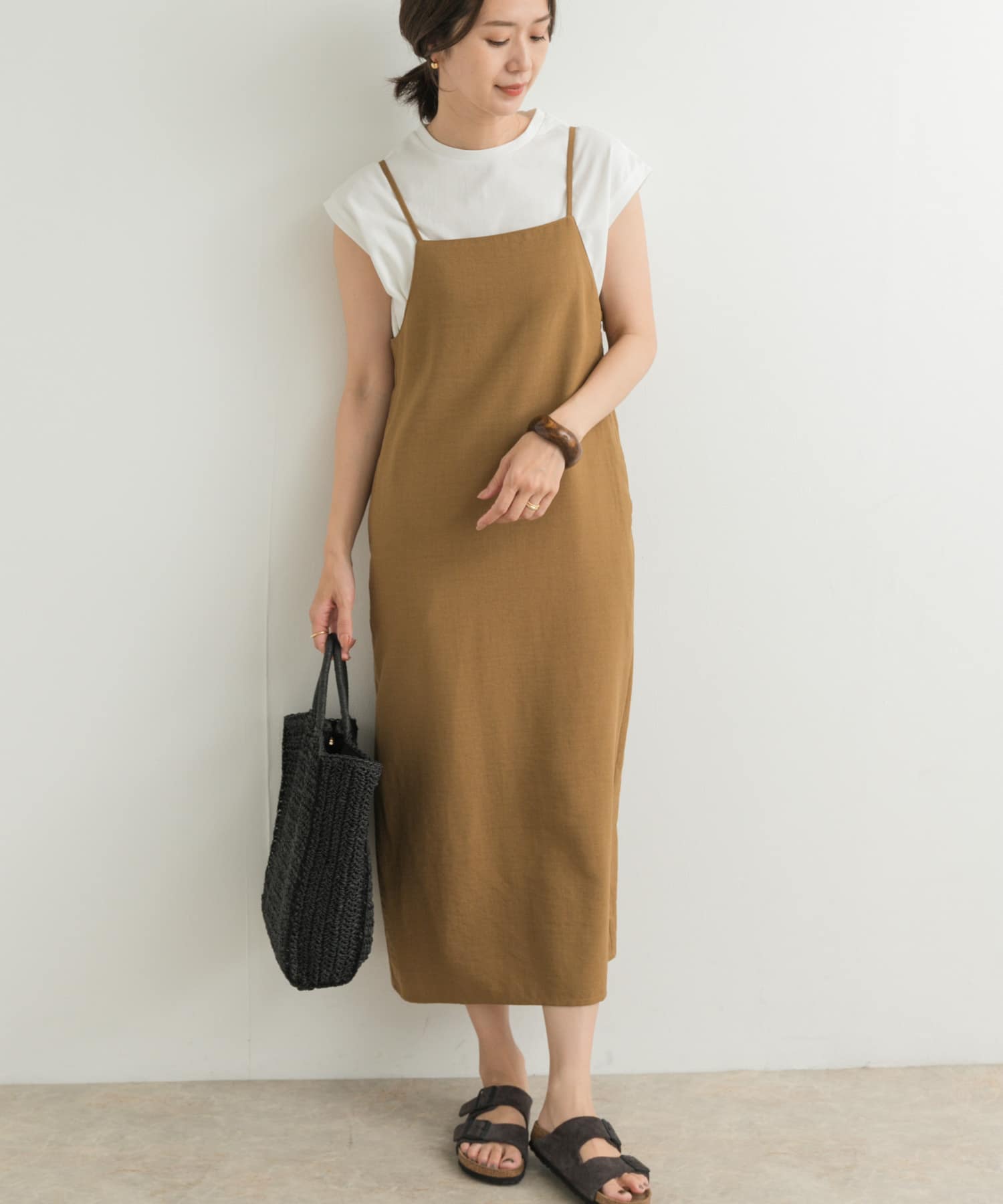 ストレートキャミワンピース