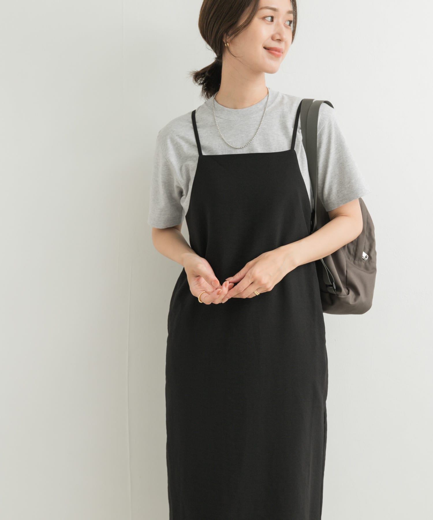 ストレートキャミワンピース