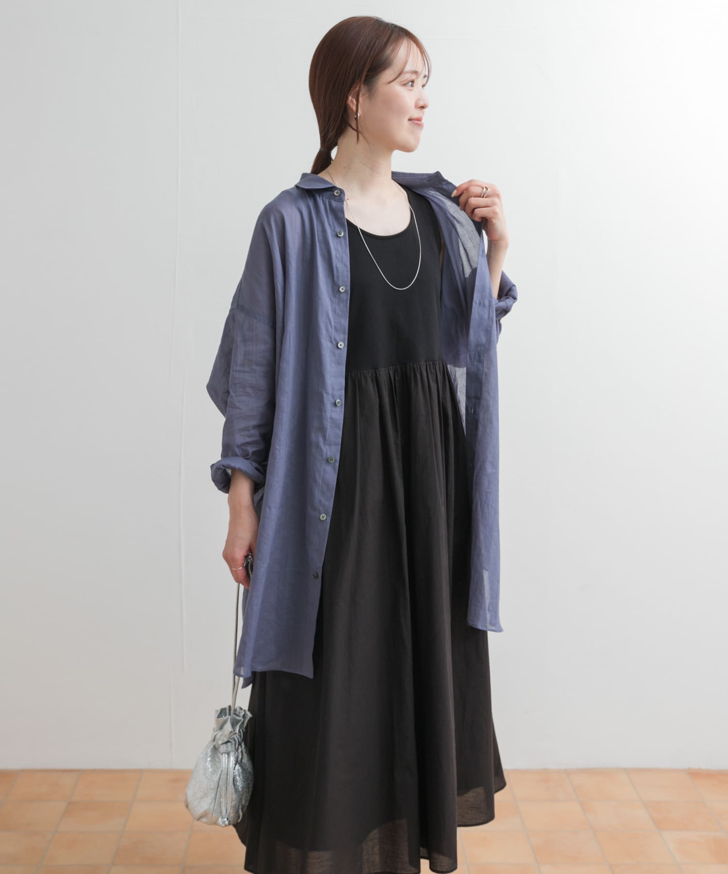 2WAYタンクトップレイヤードワンピース