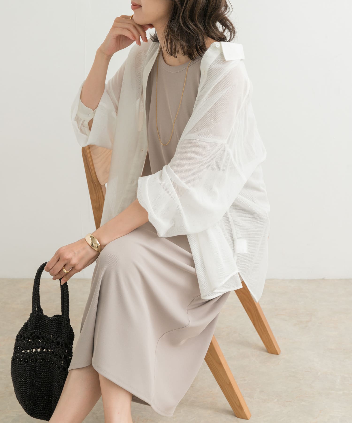 『UVカット/吸水速乾/接触冷感』2WAYタンクトップワンピース